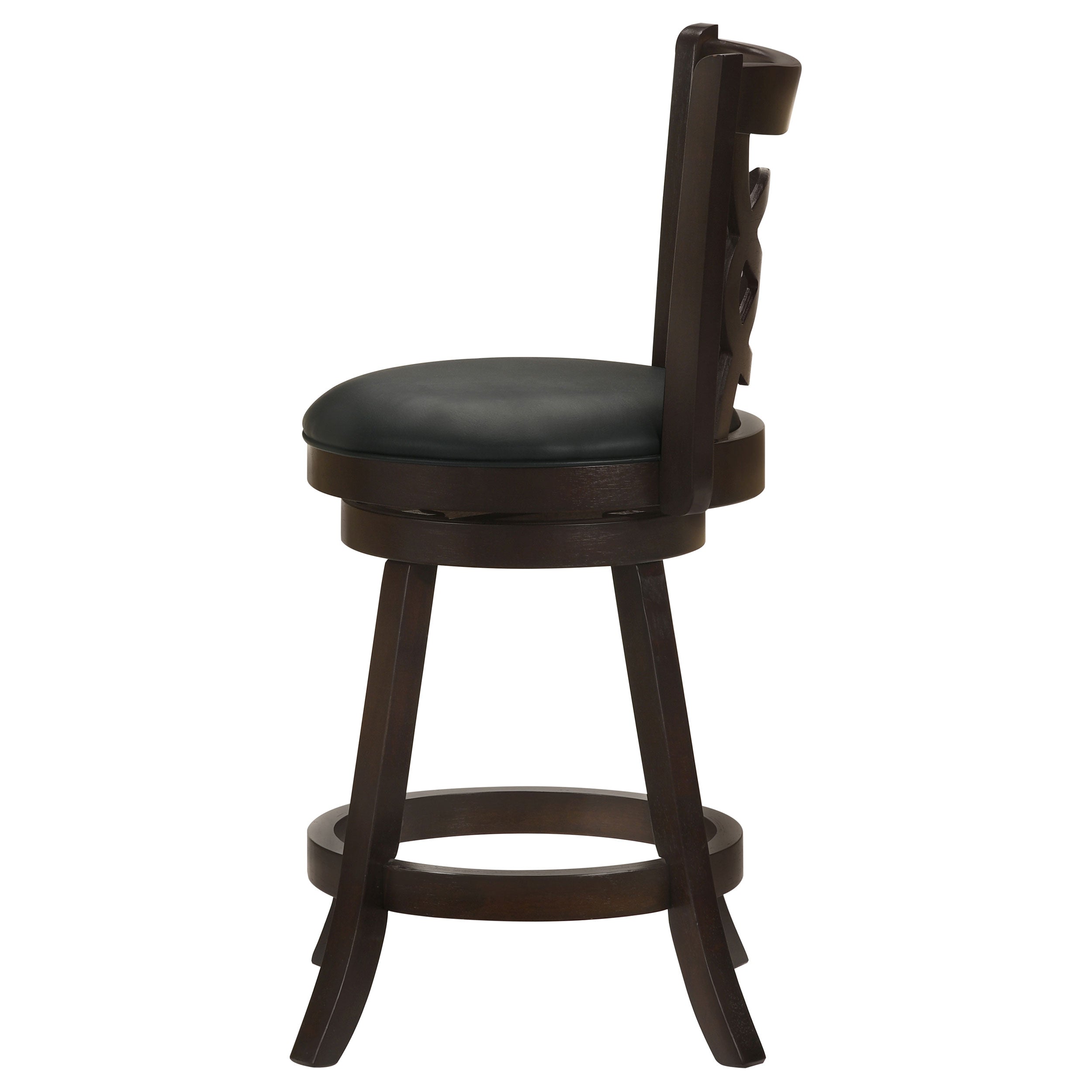 Calecita Wood Swivel Counter Stool Cappuccino (Set of 2) — view 6