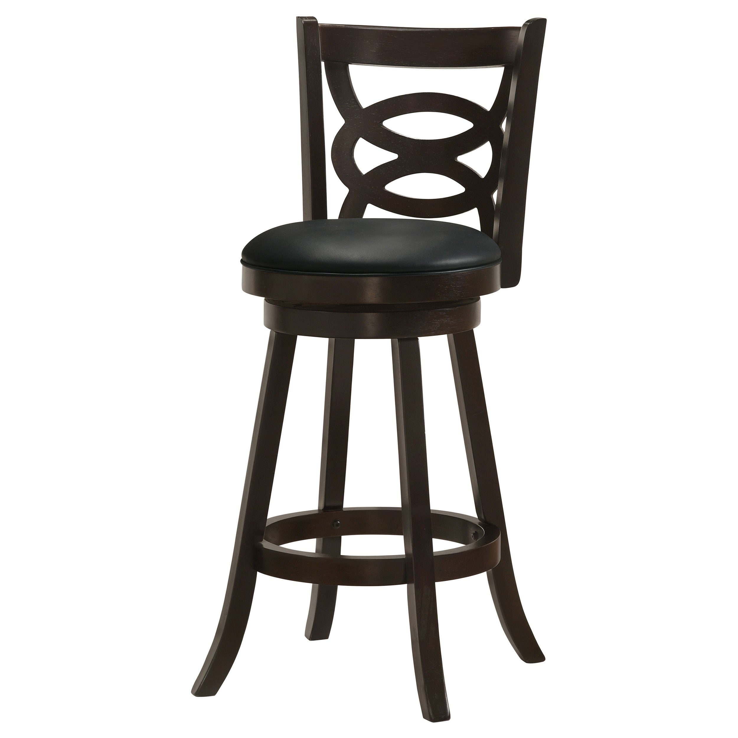 Calecita Wood Swivel Bar Chair Cappuccino (Set of 2) — view 5