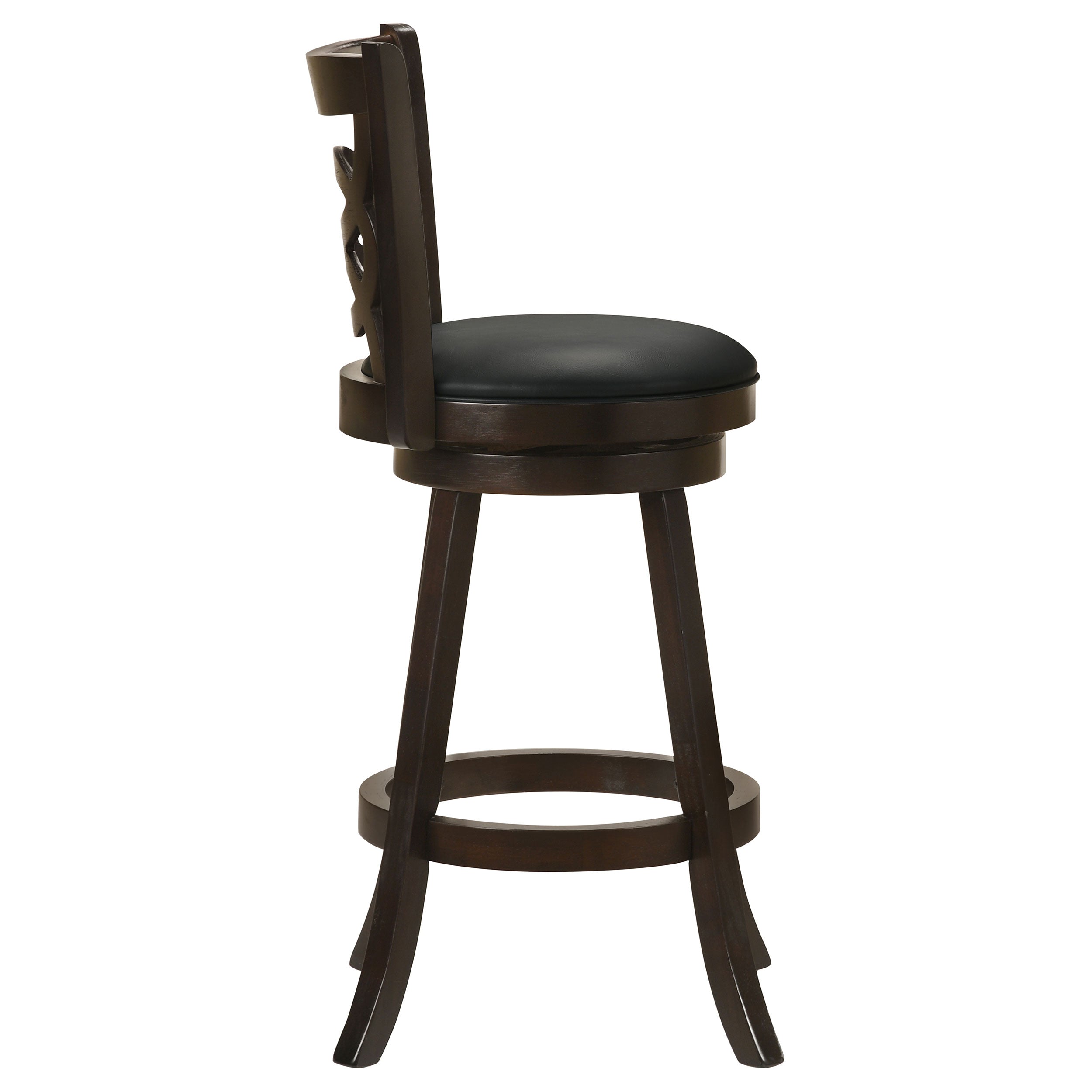 Calecita Wood Swivel Bar Chair Cappuccino (Set of 2) — view 9