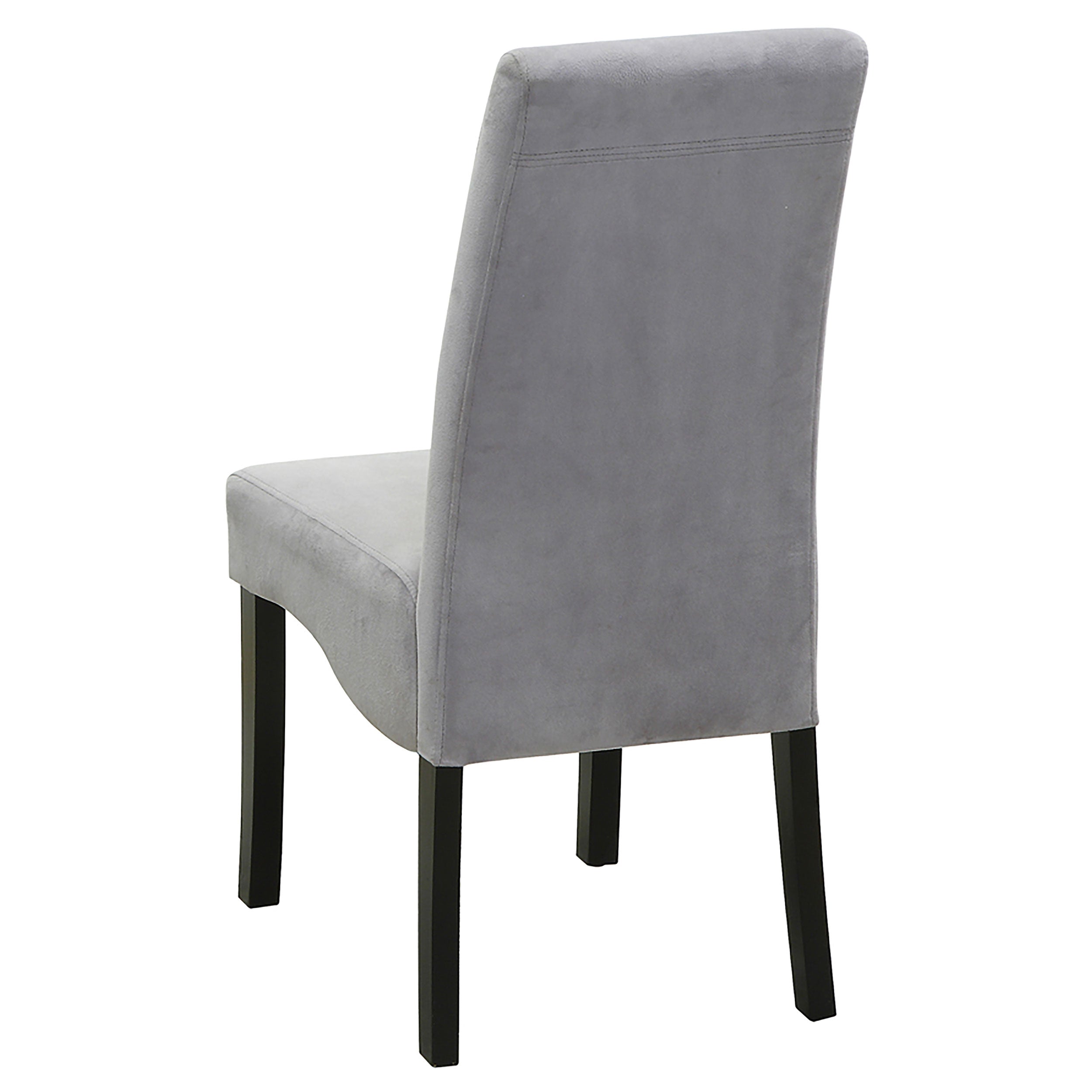 Stanton Velvet Upholstered Dining Side Chair Grey (Set of 2) — view 4