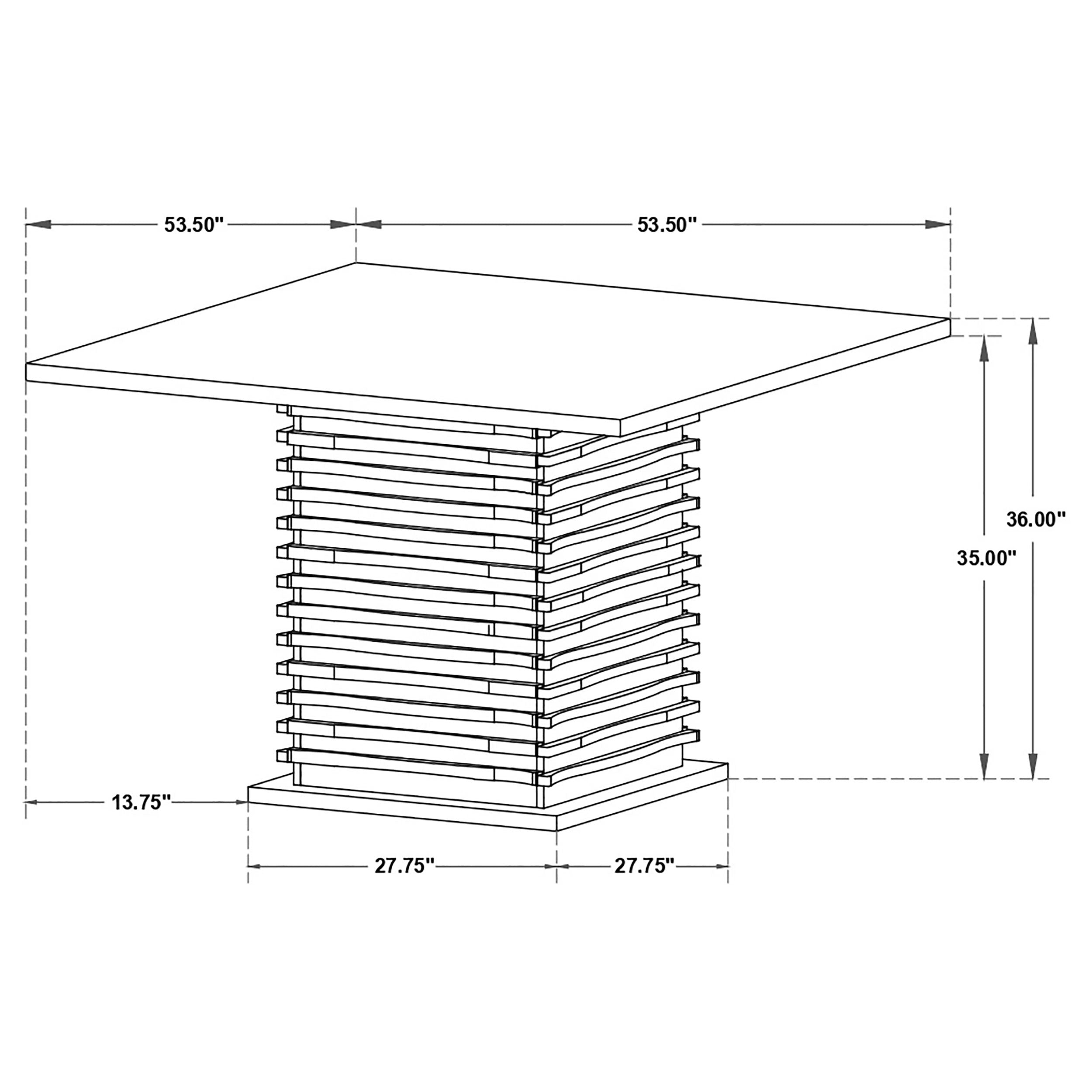 Stanton 7-piece Square Counter Height Dining Table Set Grey — view 11