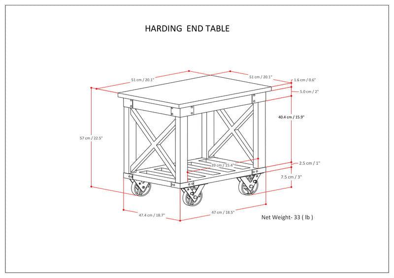 Harding - Handcrafted Table