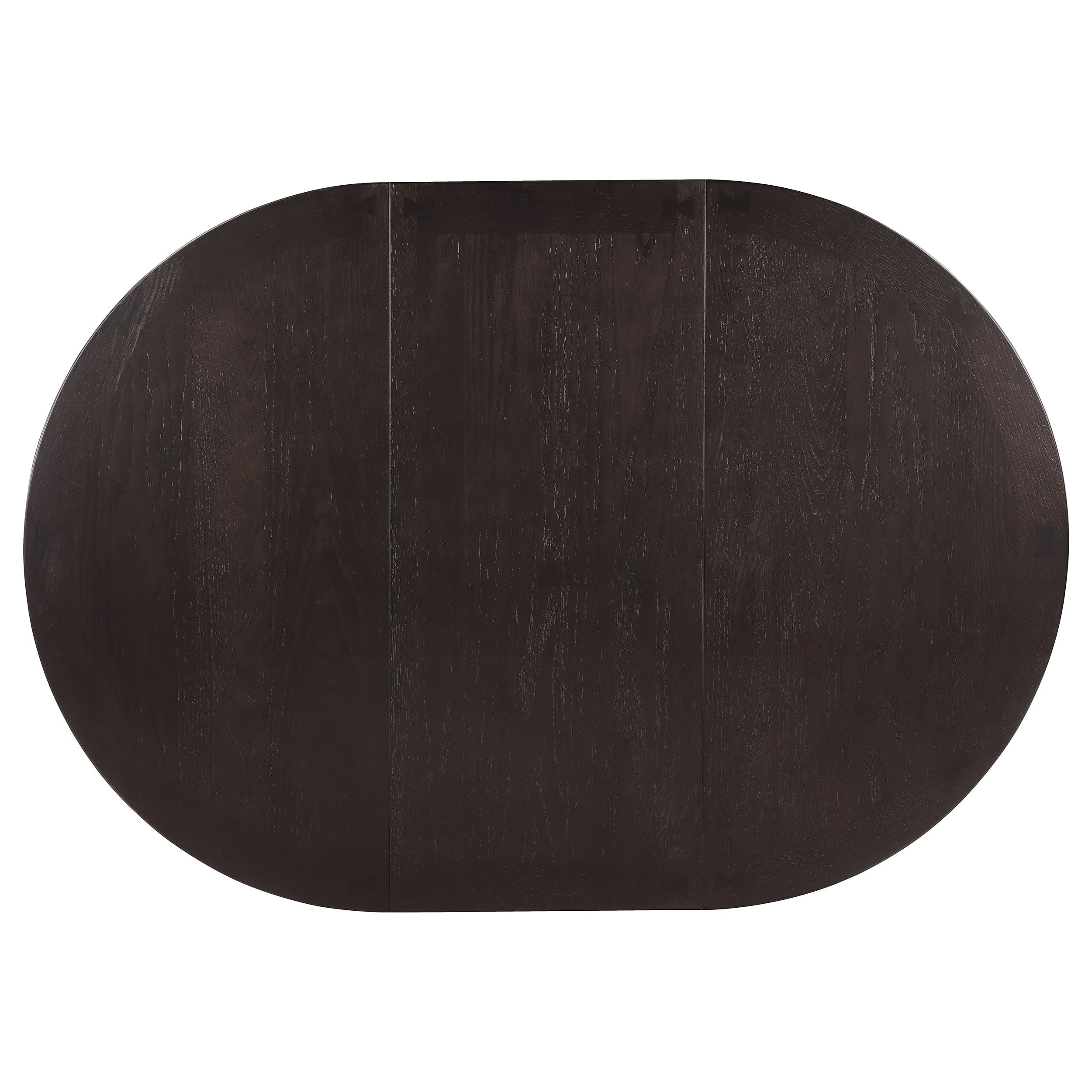Lavon Oval 60-inch Wood Extension Leaf Dining Table Espresso — view 5