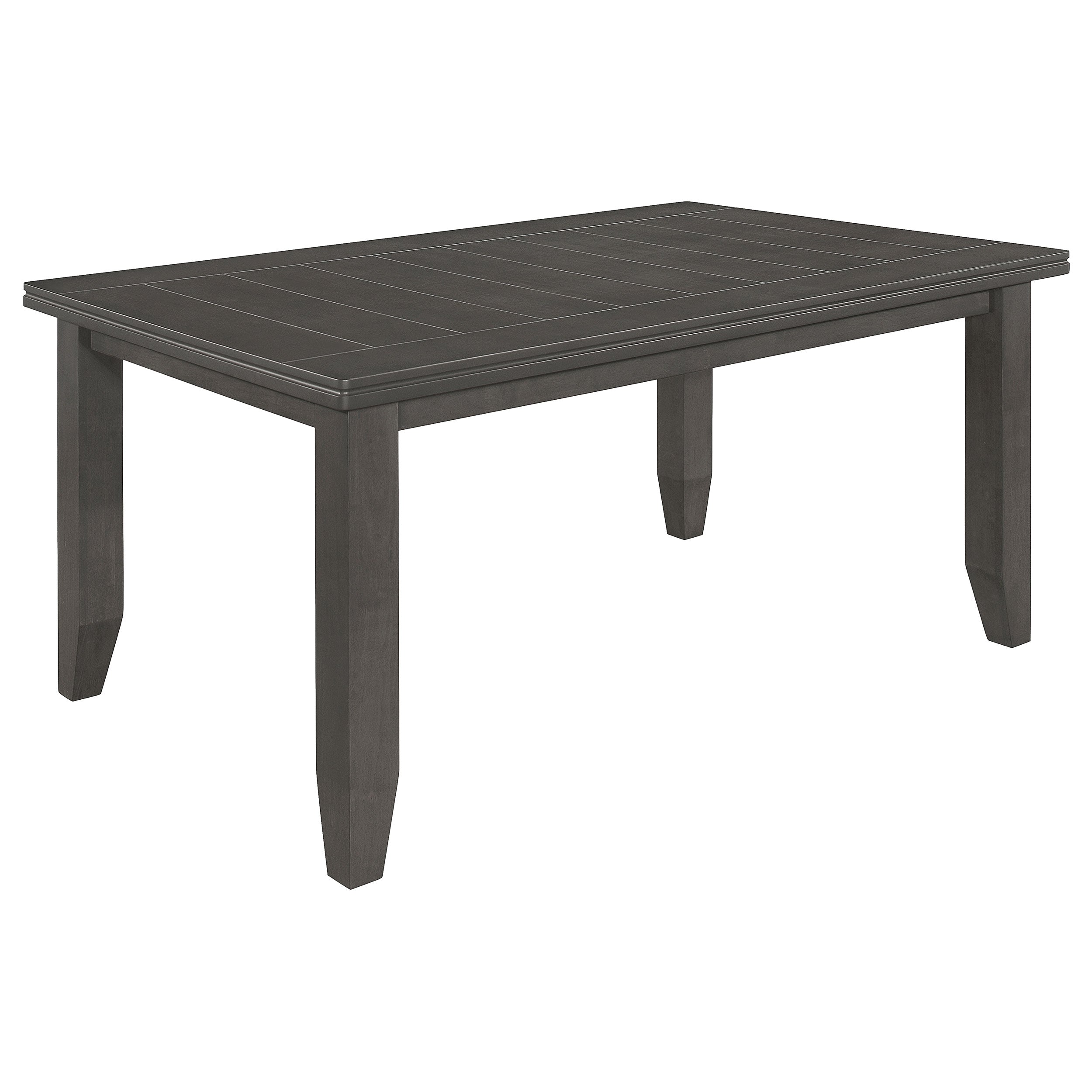 Dalila 6-piece Rectangular Dining Table Set Dark Grey — view 3