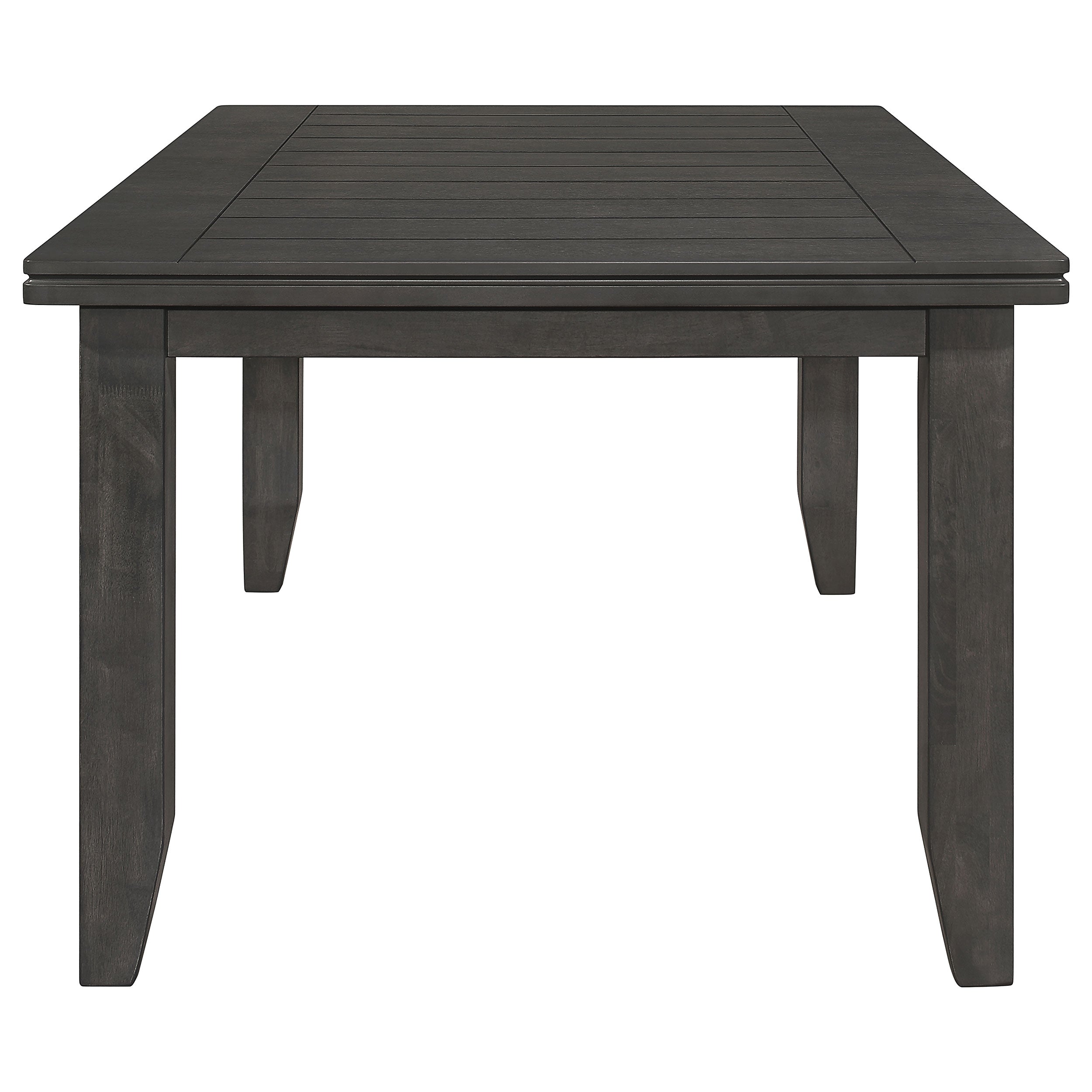 Dalila 6-piece Rectangular Dining Table Set Dark Grey — view 5