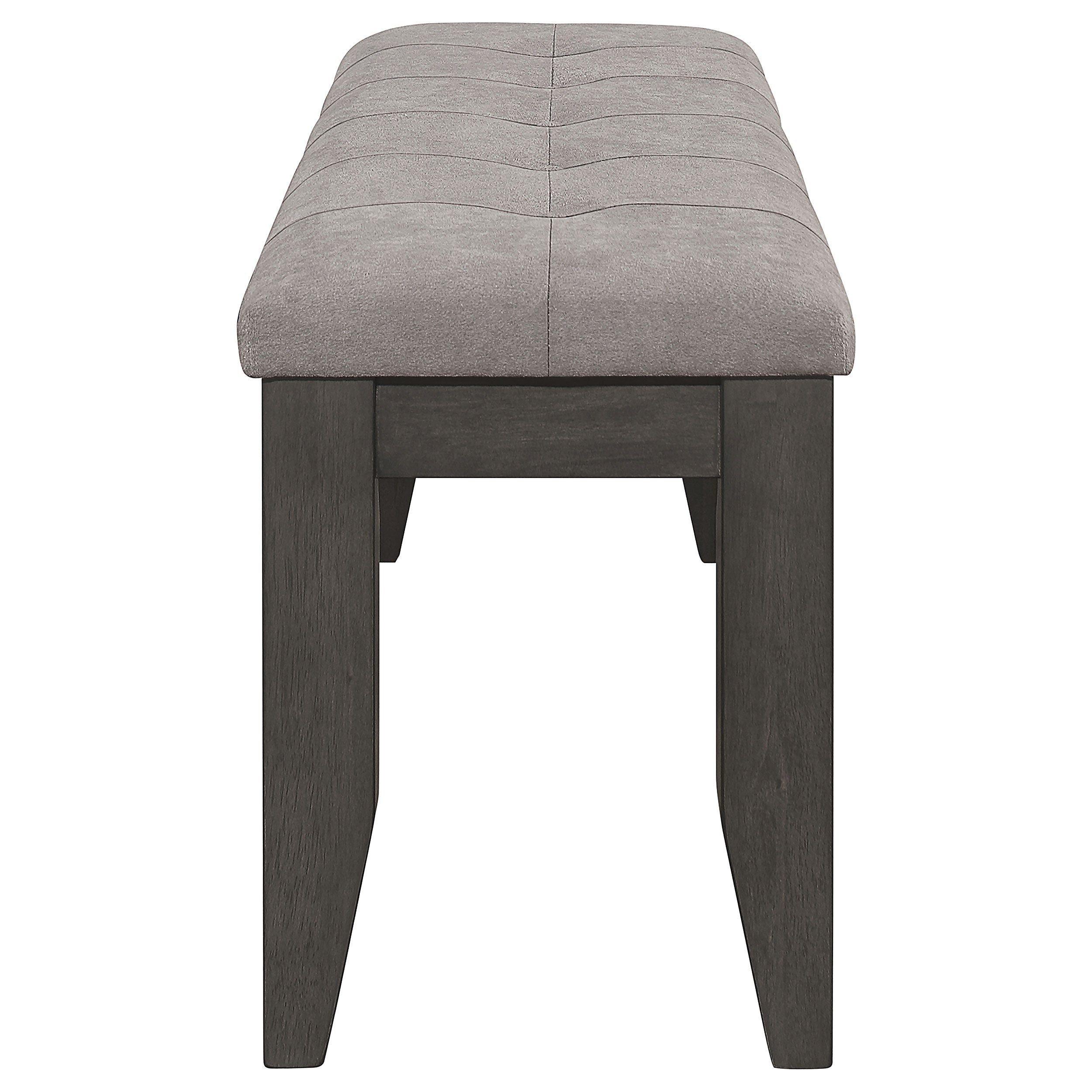 Dalila 6-piece Rectangular Dining Table Set Dark Grey — view 12