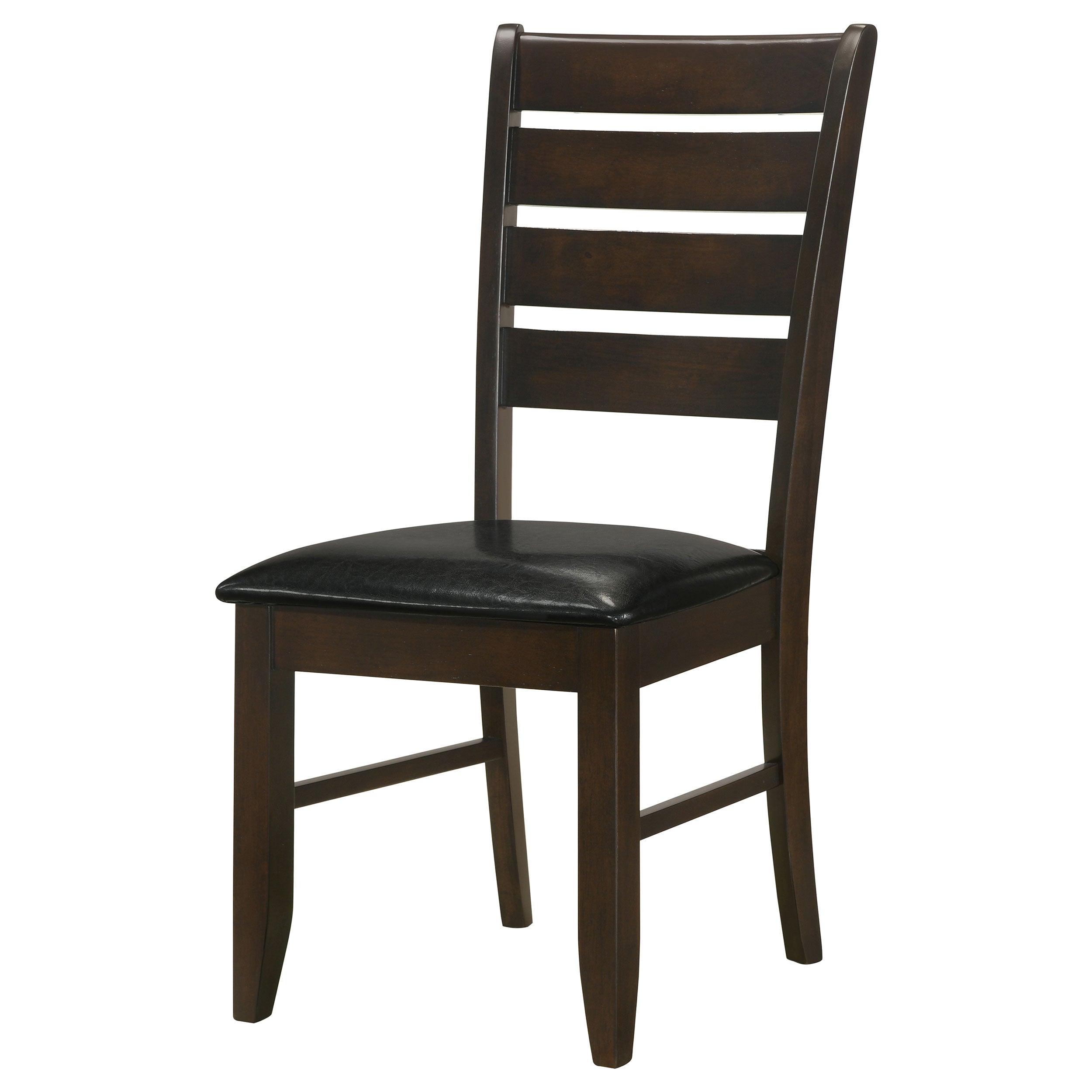 Dalila Wood Dining Side Chair Cappuccino (Set of 2) — view 5