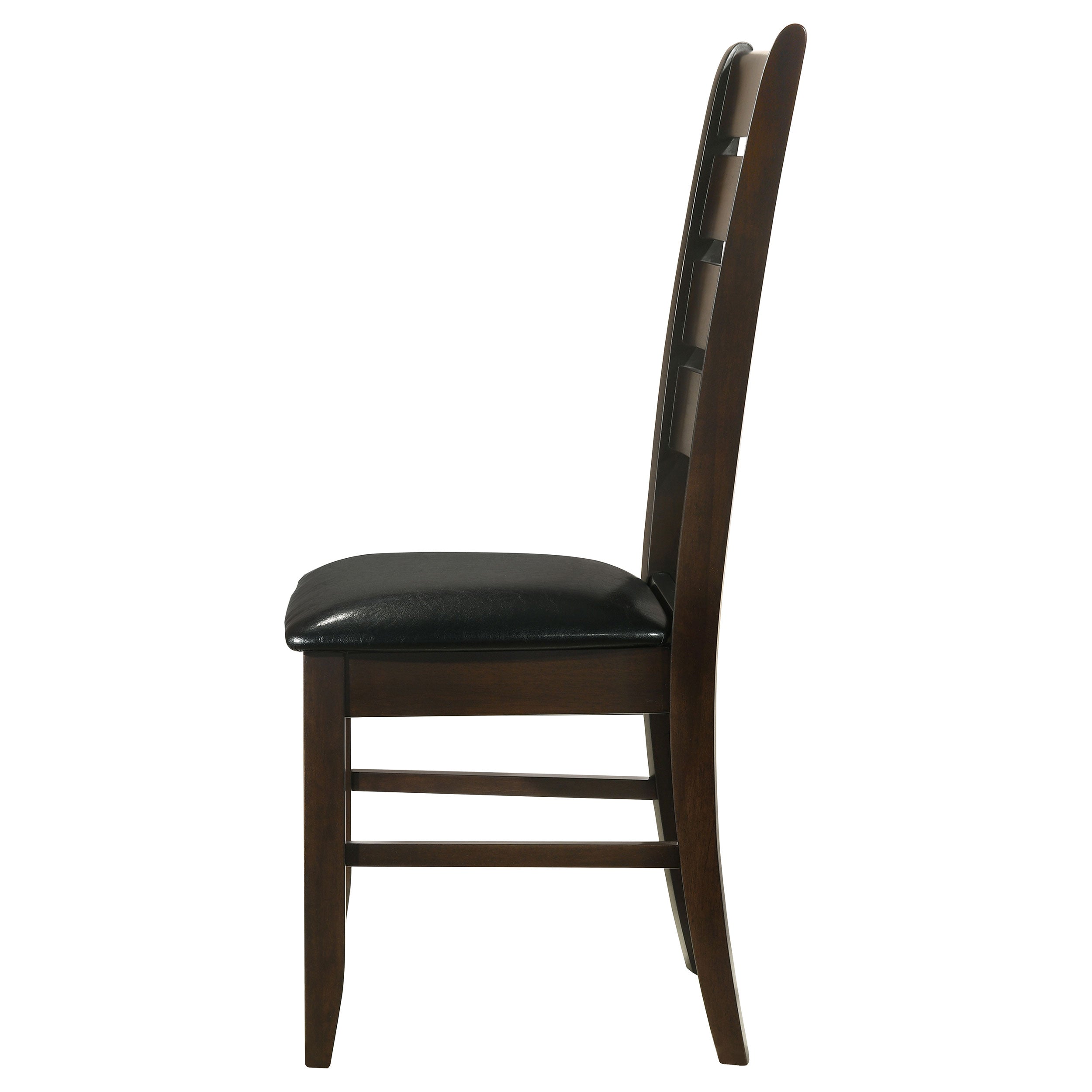 Dalila Wood Dining Side Chair Cappuccino (Set of 2) — view 6