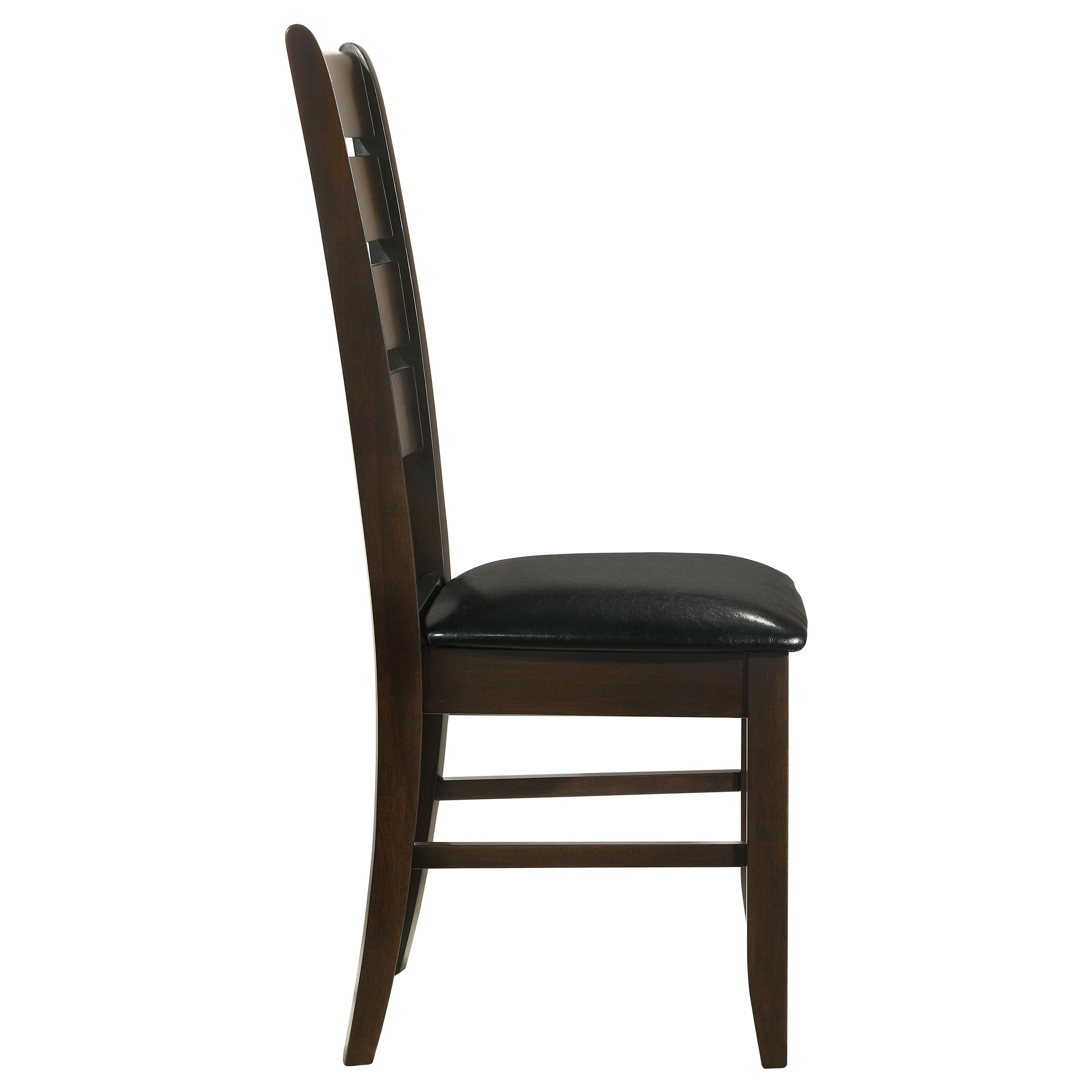 Dalila Wood Dining Side Chair Cappuccino (Set of 2) — view 9