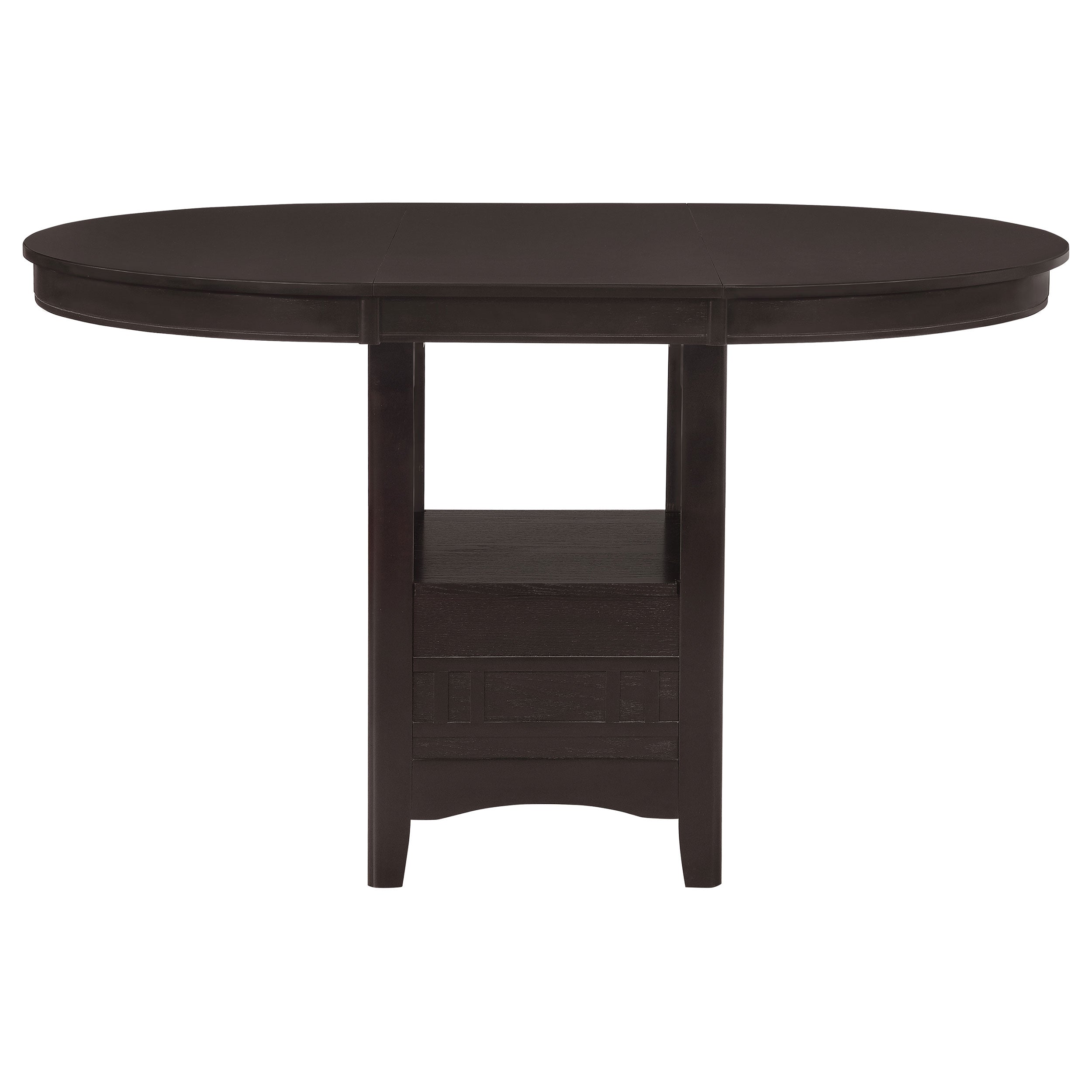 Lavon 5-piece Oval Counter Height Dining Set Espresso — view 5