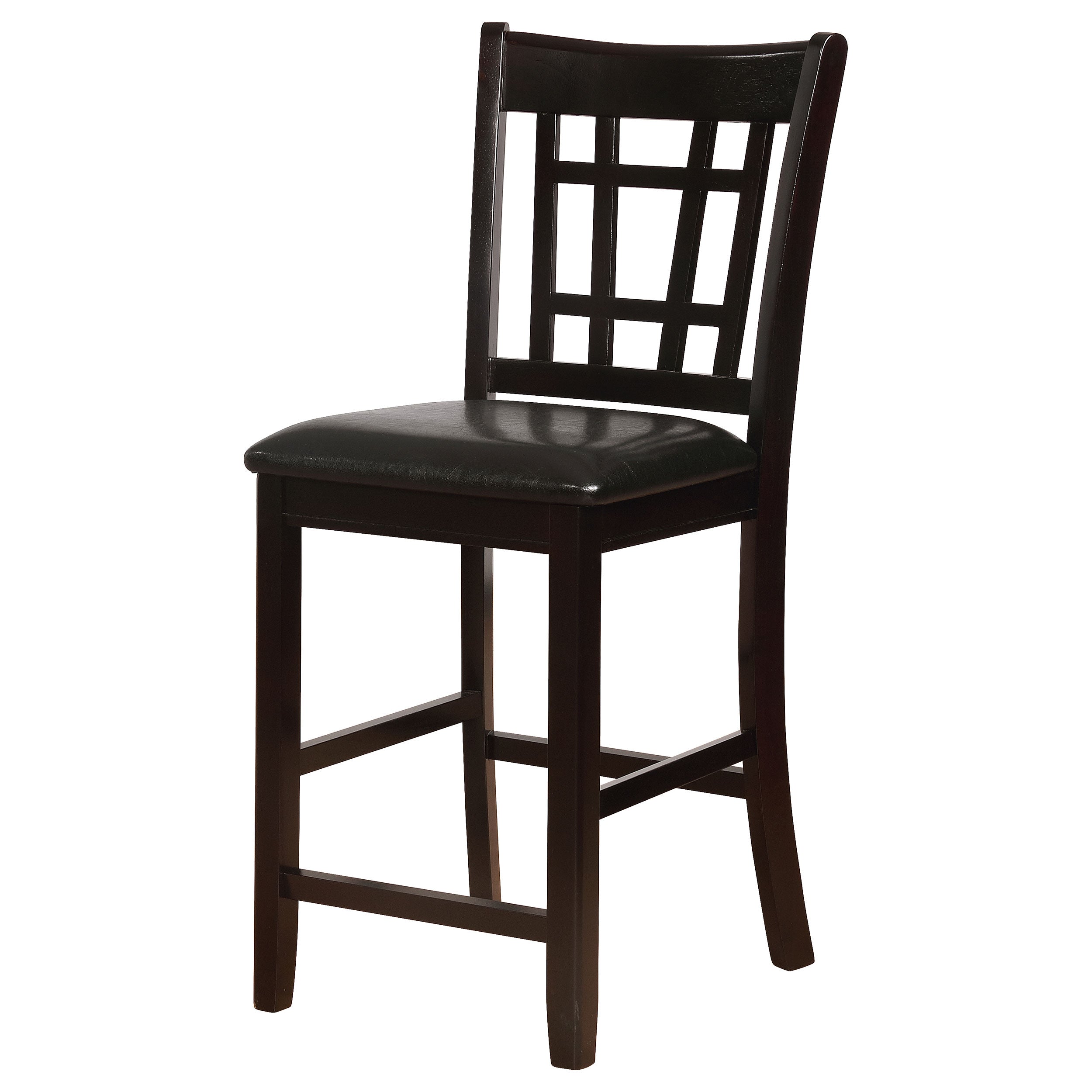 Lavon Wood Counter Height Dining Chair Black and Espresso (Set of 2) — view 5