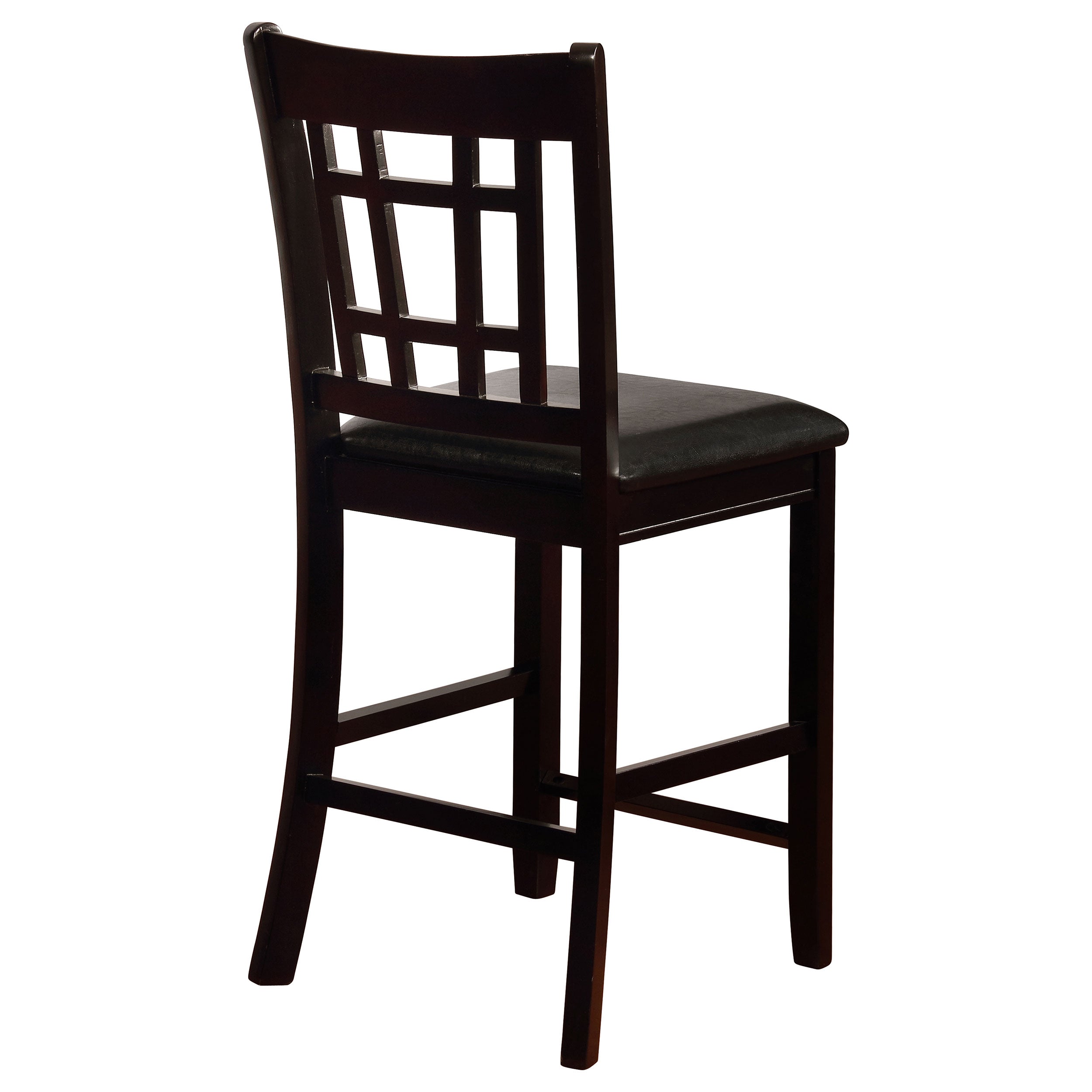 Lavon Wood Counter Height Dining Chair Black and Espresso (Set of 2) — view 9