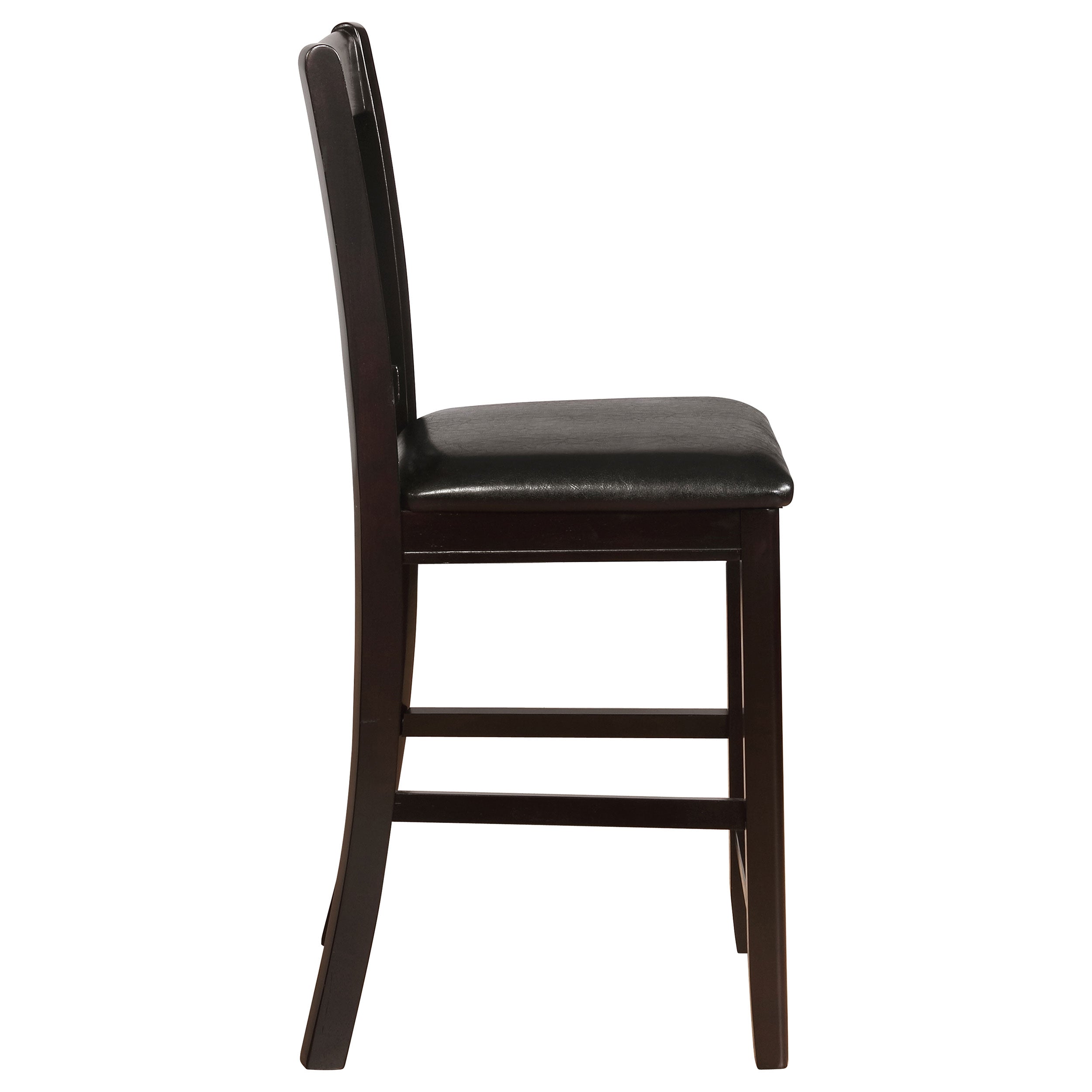 Lavon Wood Counter Height Dining Chair Black and Espresso (Set of 2) — view 10
