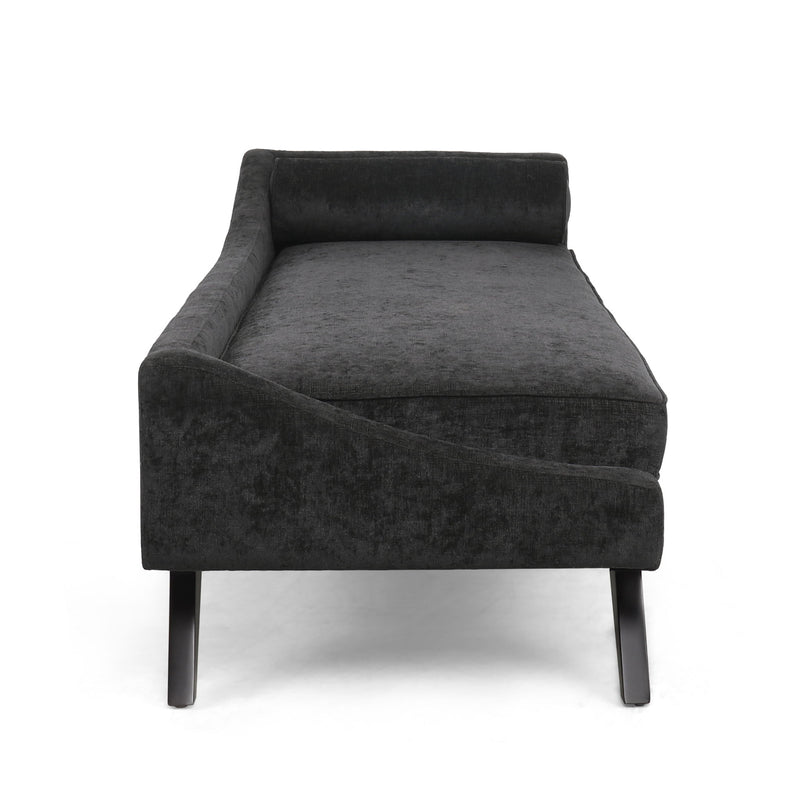 Etherealuxe - Chaise Lounge With Birch Splayed Legs