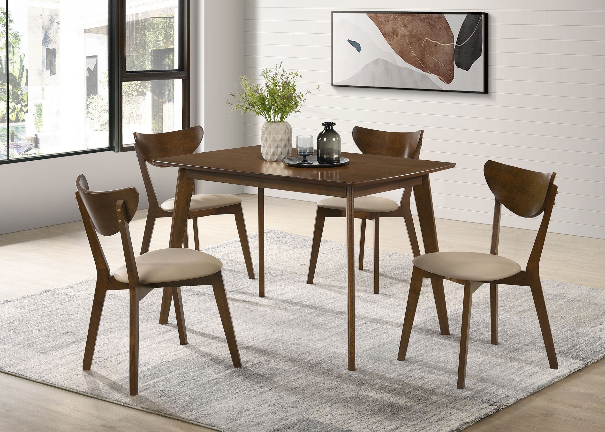 Kersey Rectangular 47-inch Wood Dining Table Chestnut — view 9