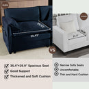 Modern Oversized Chenille Loveseat Sofa With Deep Seat And Diy Combination