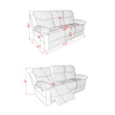 Brenda - Sofa With Manual Recline Function