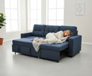 Convertible L Shaped Sectional Sleeper Sofa Bed, Saving Pull Out Couch