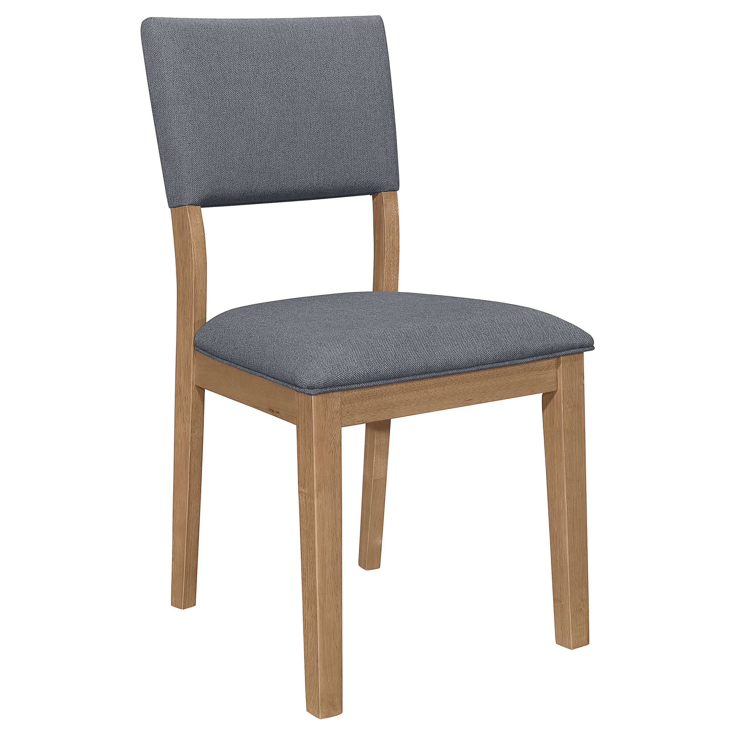 Sharon Fabric Upholstered Dining Side Chair Brown (Set of 2) — view 3