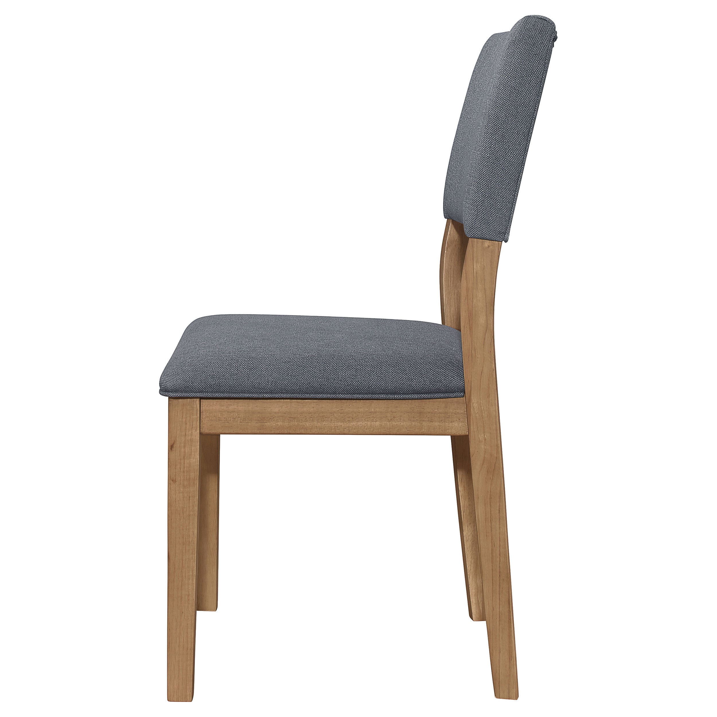 Sharon Fabric Upholstered Dining Side Chair Brown (Set of 2) — view 6