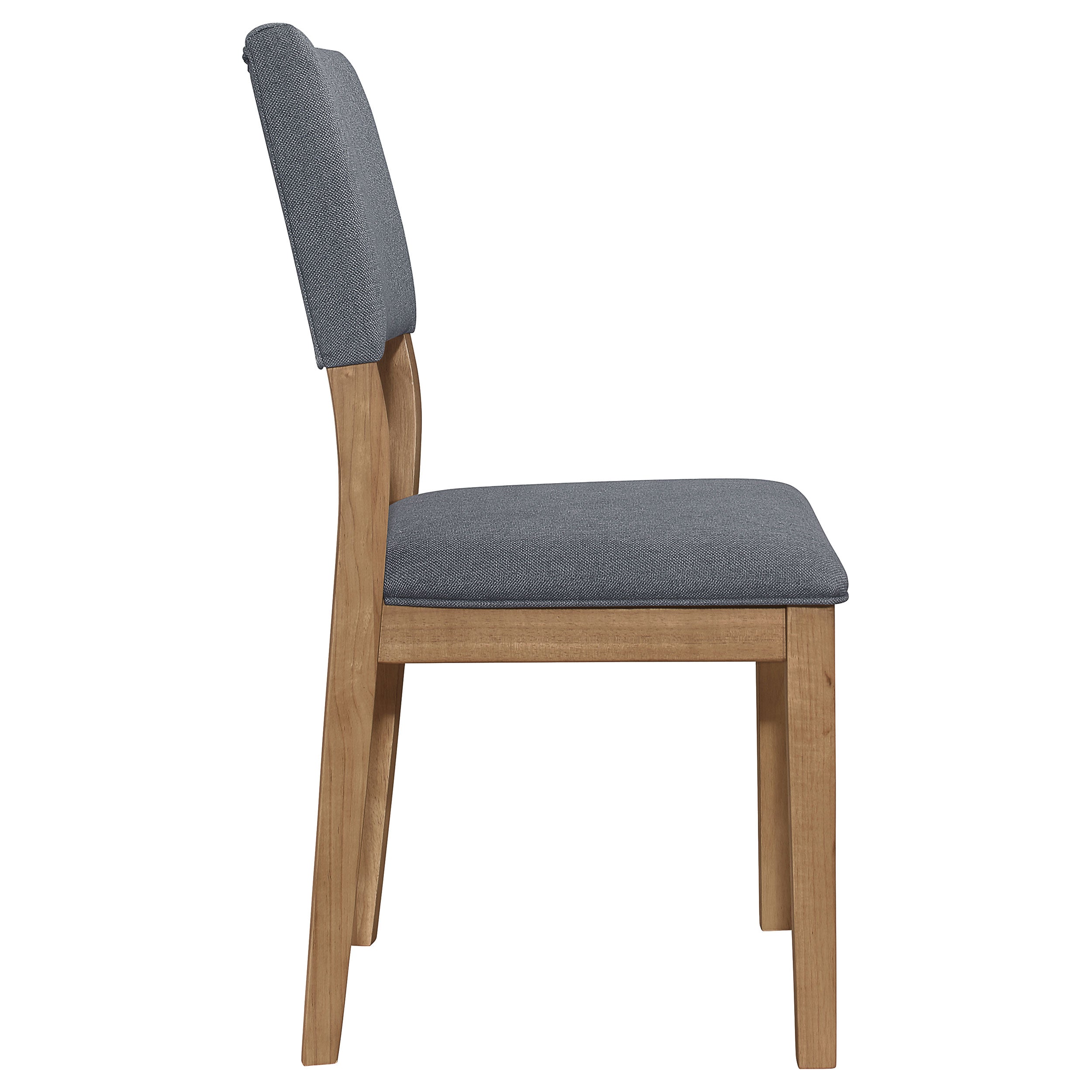 Sharon Fabric Upholstered Dining Side Chair Brown (Set of 2) — view 9