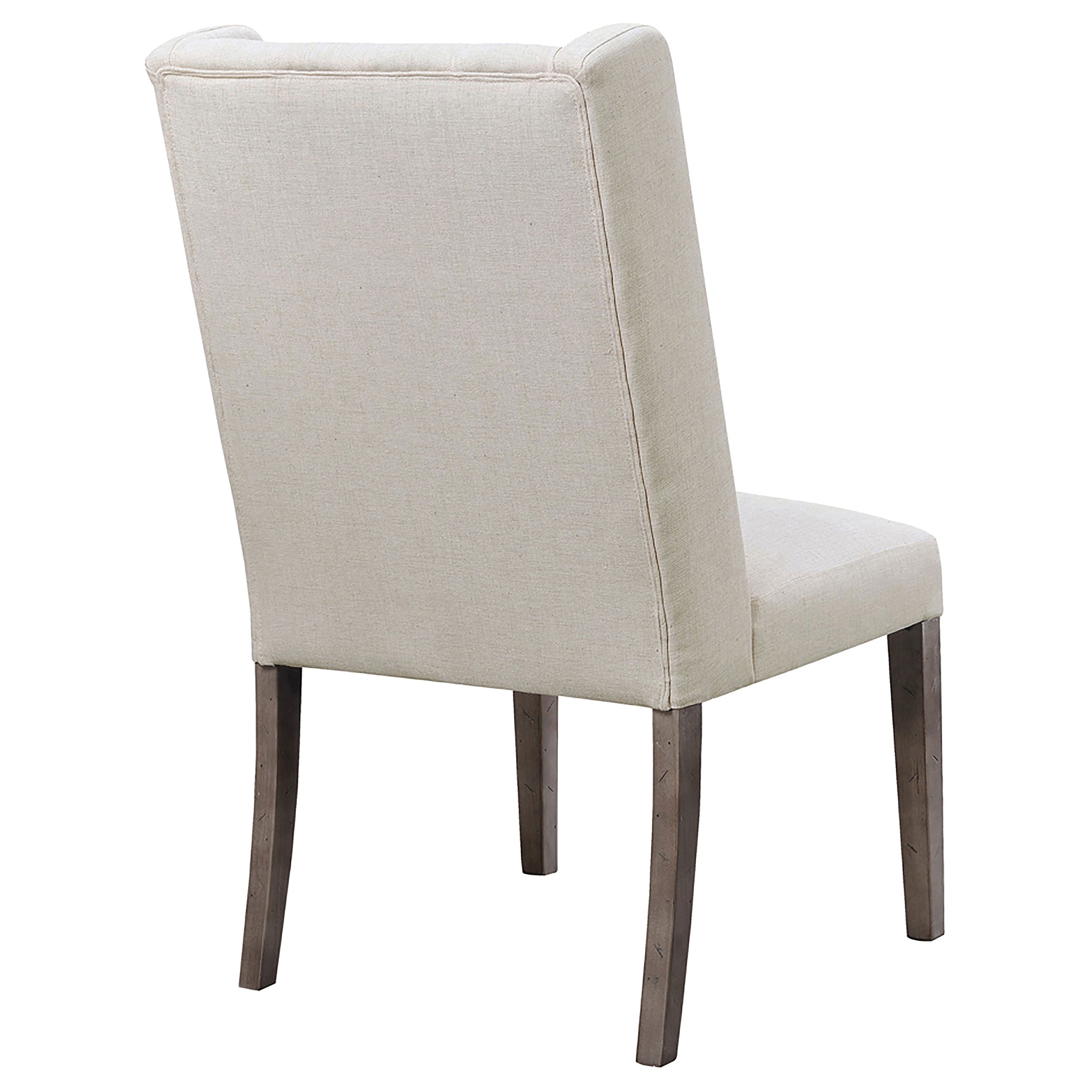 Bexley Fabric Upholstered Dining Side Chair Beige (Set of 2) — view 8