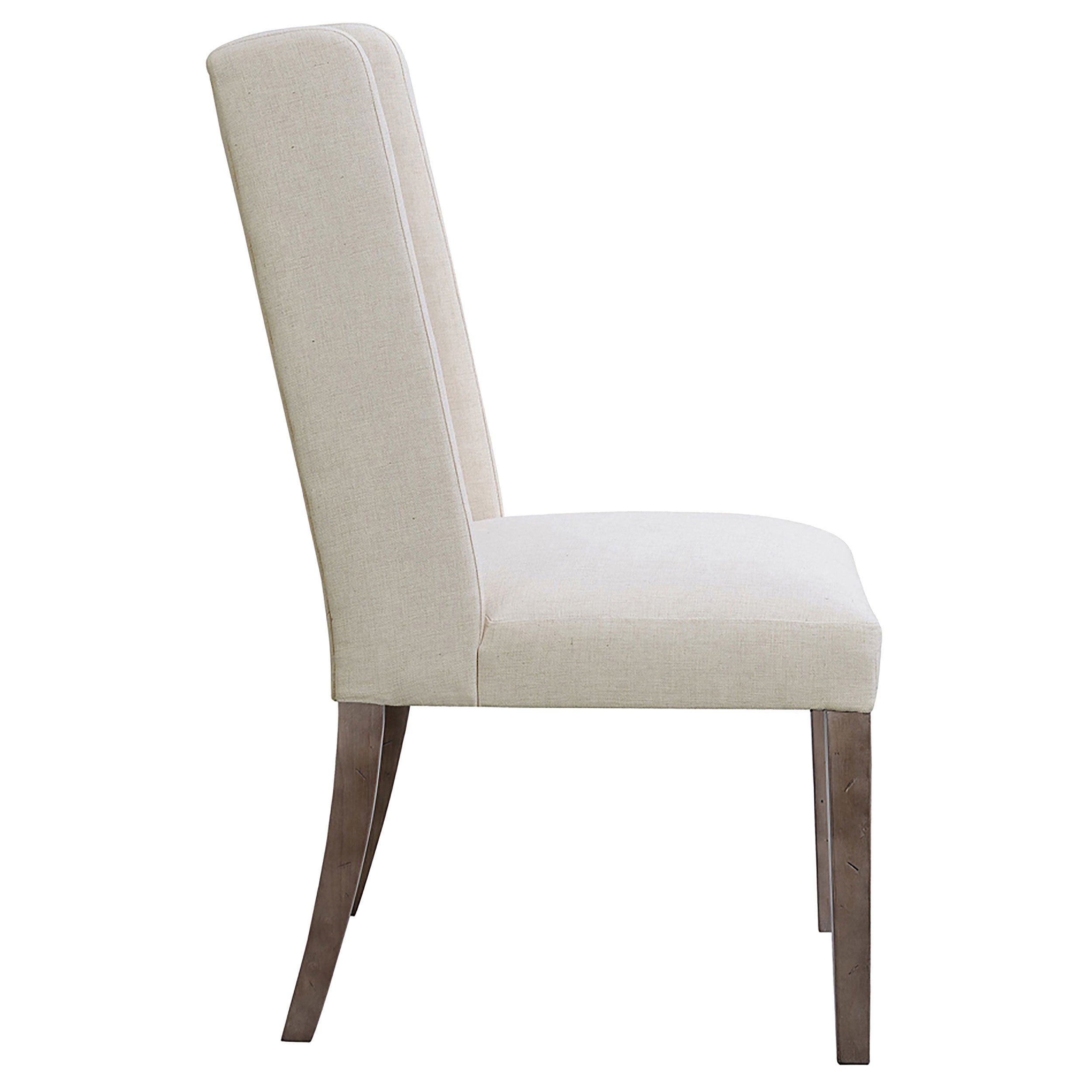 Bexley Fabric Upholstered Dining Side Chair Beige (Set of 2) — view 9