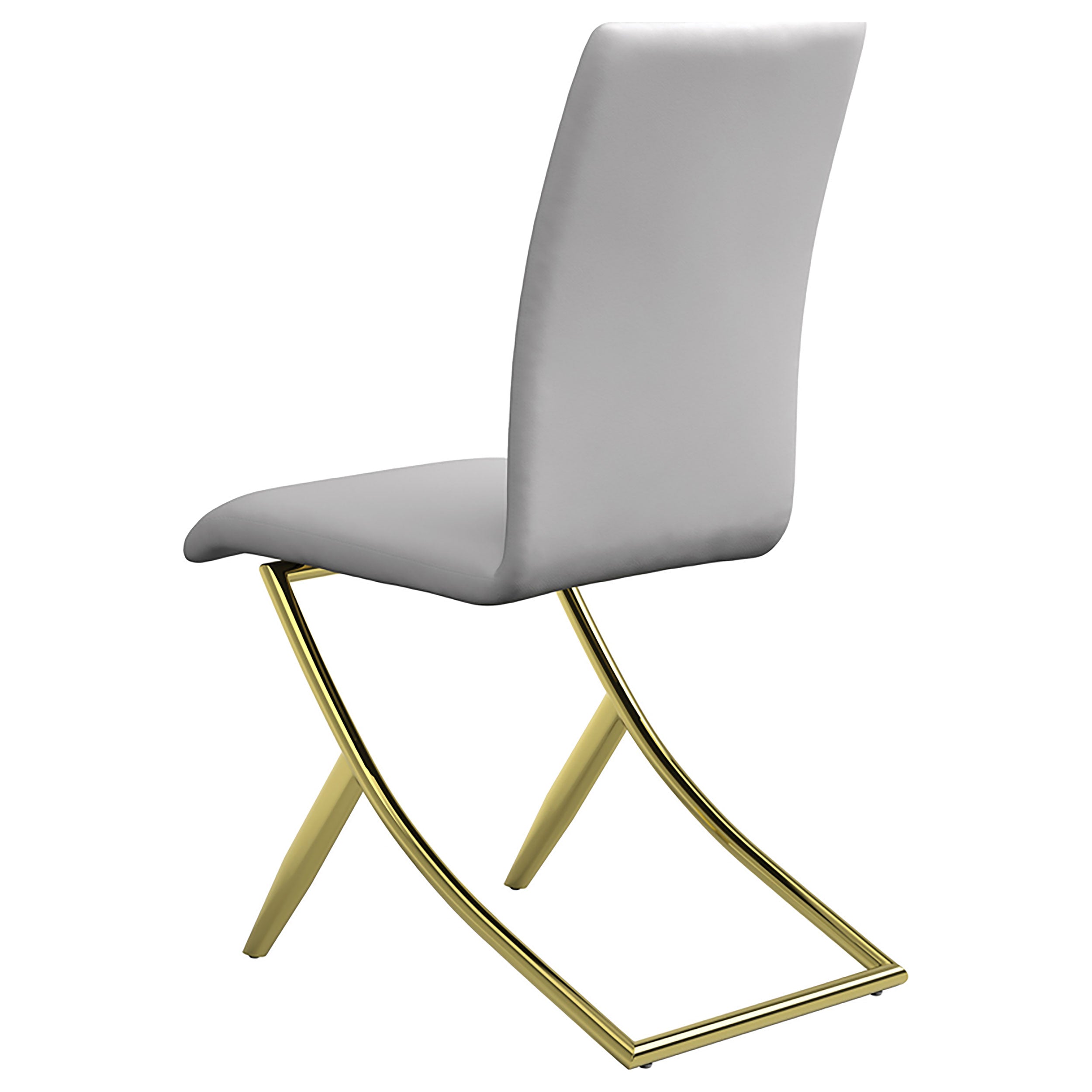 Carmelia Upholstered Dining Side Chair White (Set of 4) — view 7