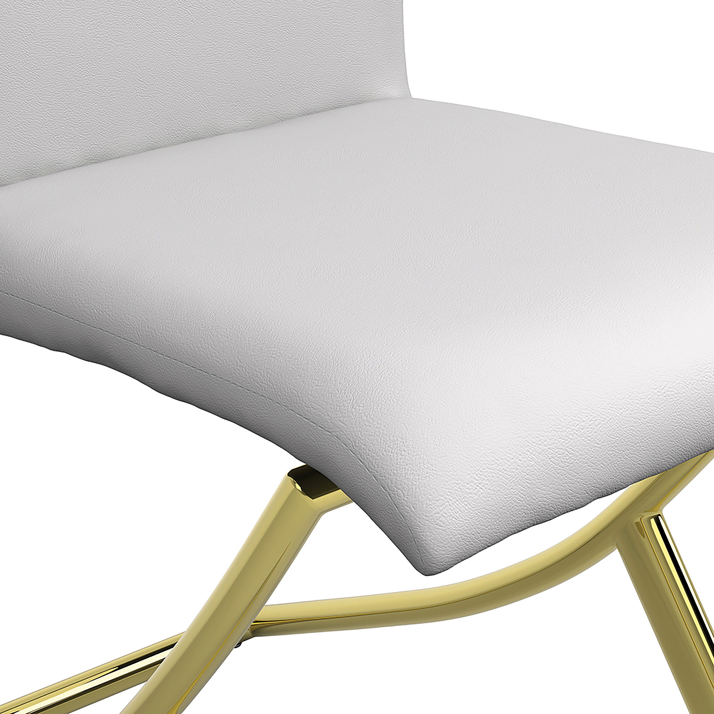 Carmelia Upholstered Dining Side Chair White (Set of 4) — view 11