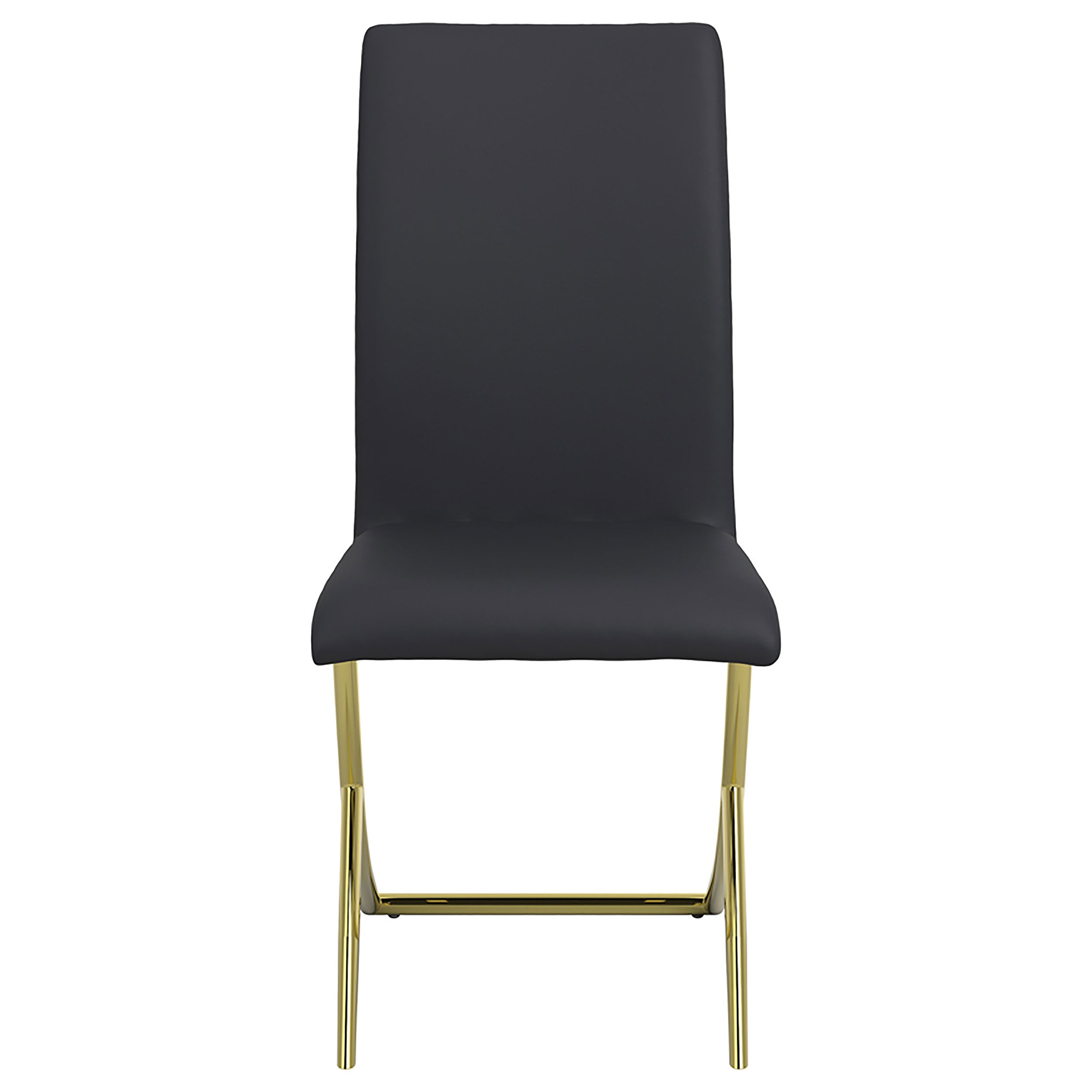 Carmelia Upholstered Dining Side Chair Black (Set of 4) — view 4
