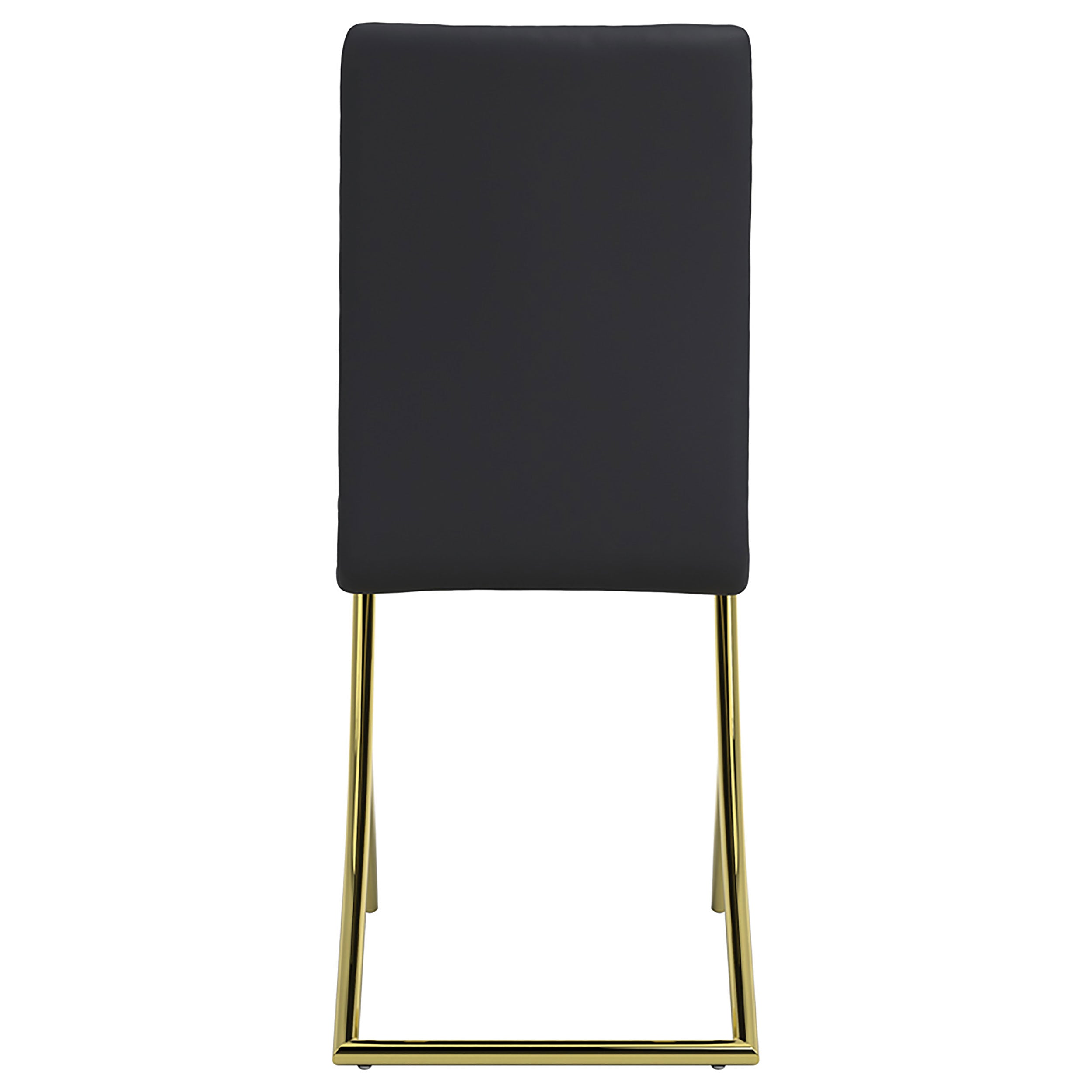 Carmelia Upholstered Dining Side Chair Black (Set of 4) — view 8