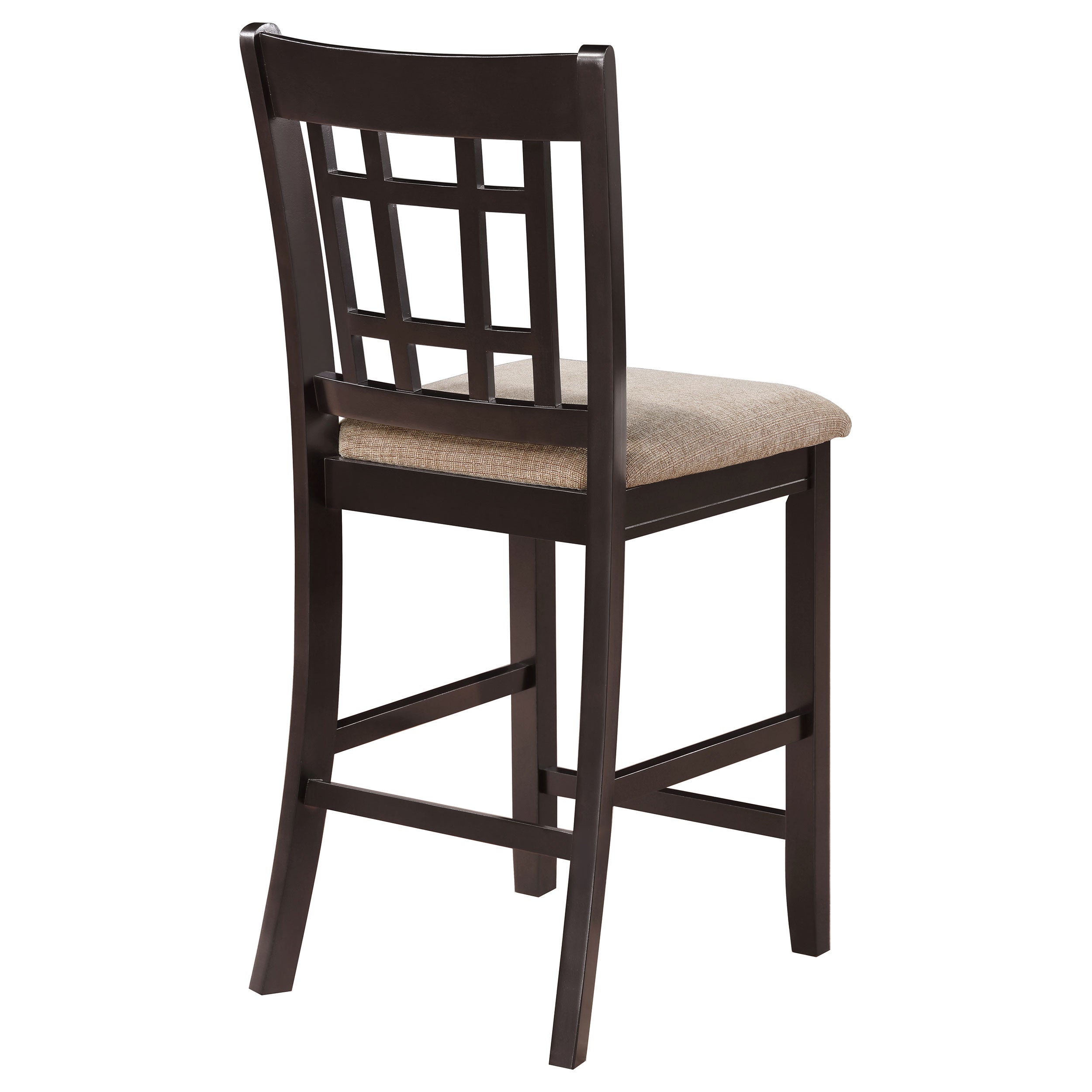 Lavon Wood Counter Height Dining Chair Tan and Espresso (Set of 2) — view 8