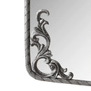 Full Body Arched Mirror With Vintage Carved Applique