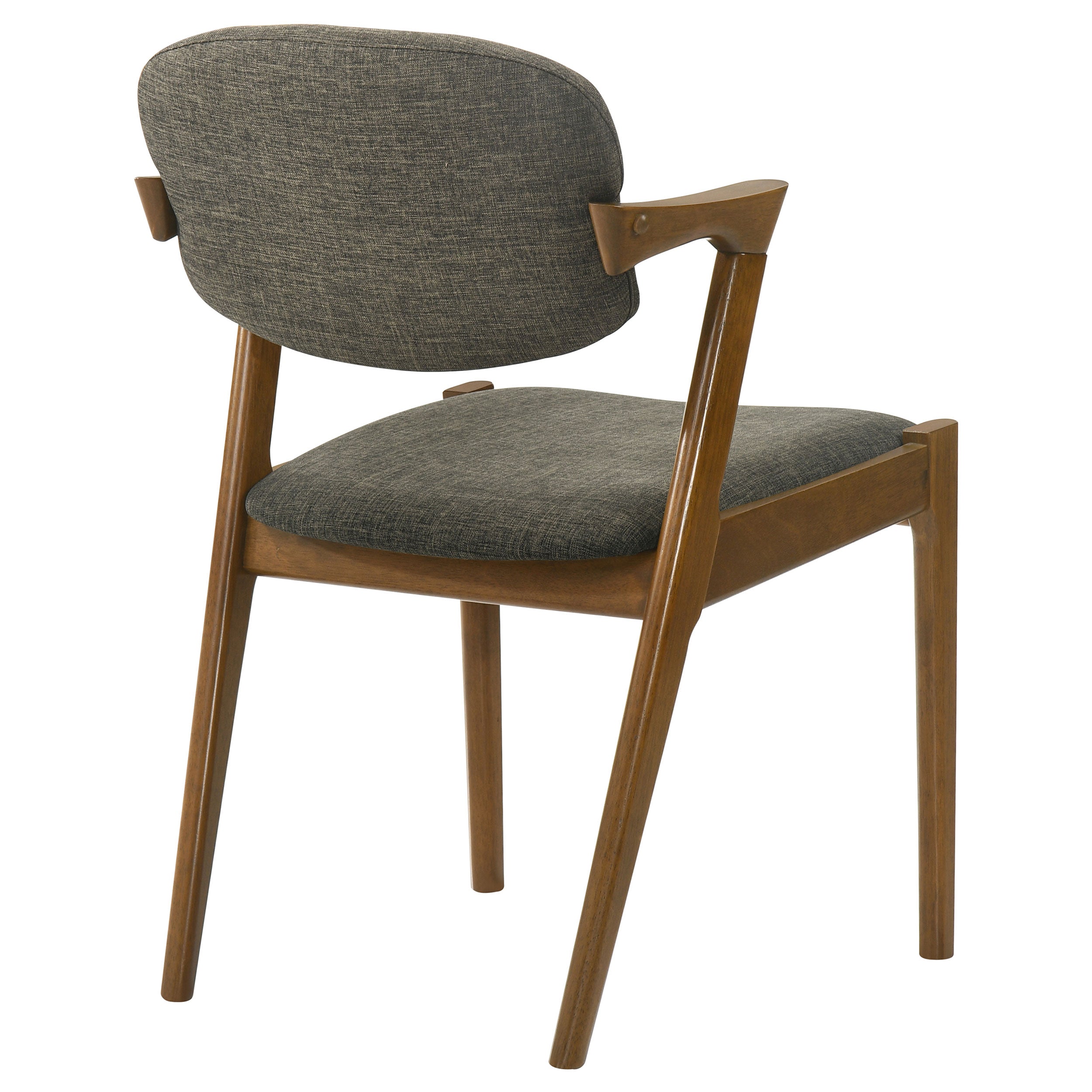 Malone Padded Wood Dining Arm Chair Dark Walnut (Set of 2) — view 8
