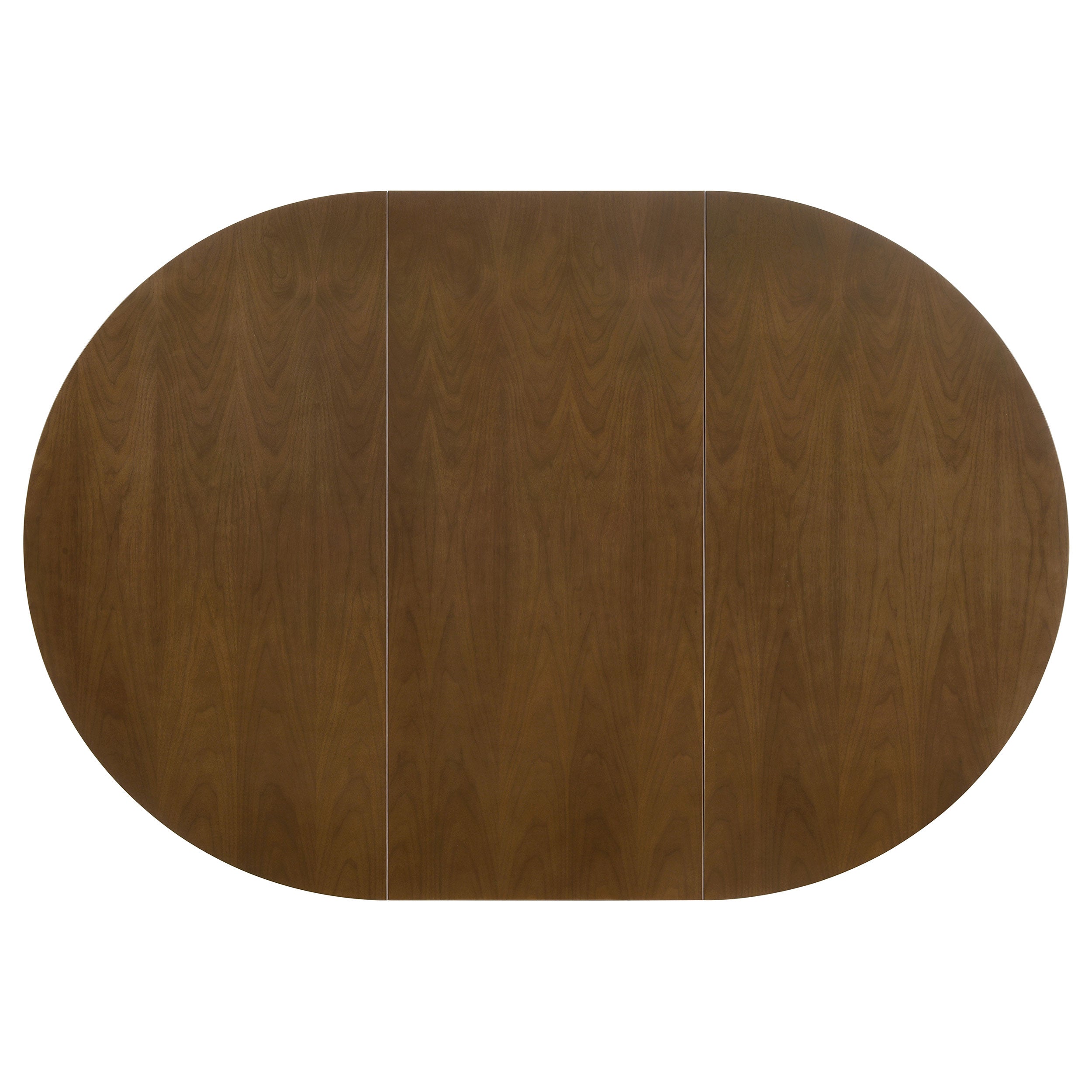 Jedda Oval 60-inch Extension Leaf Dining Table Dark Walnut — view 6