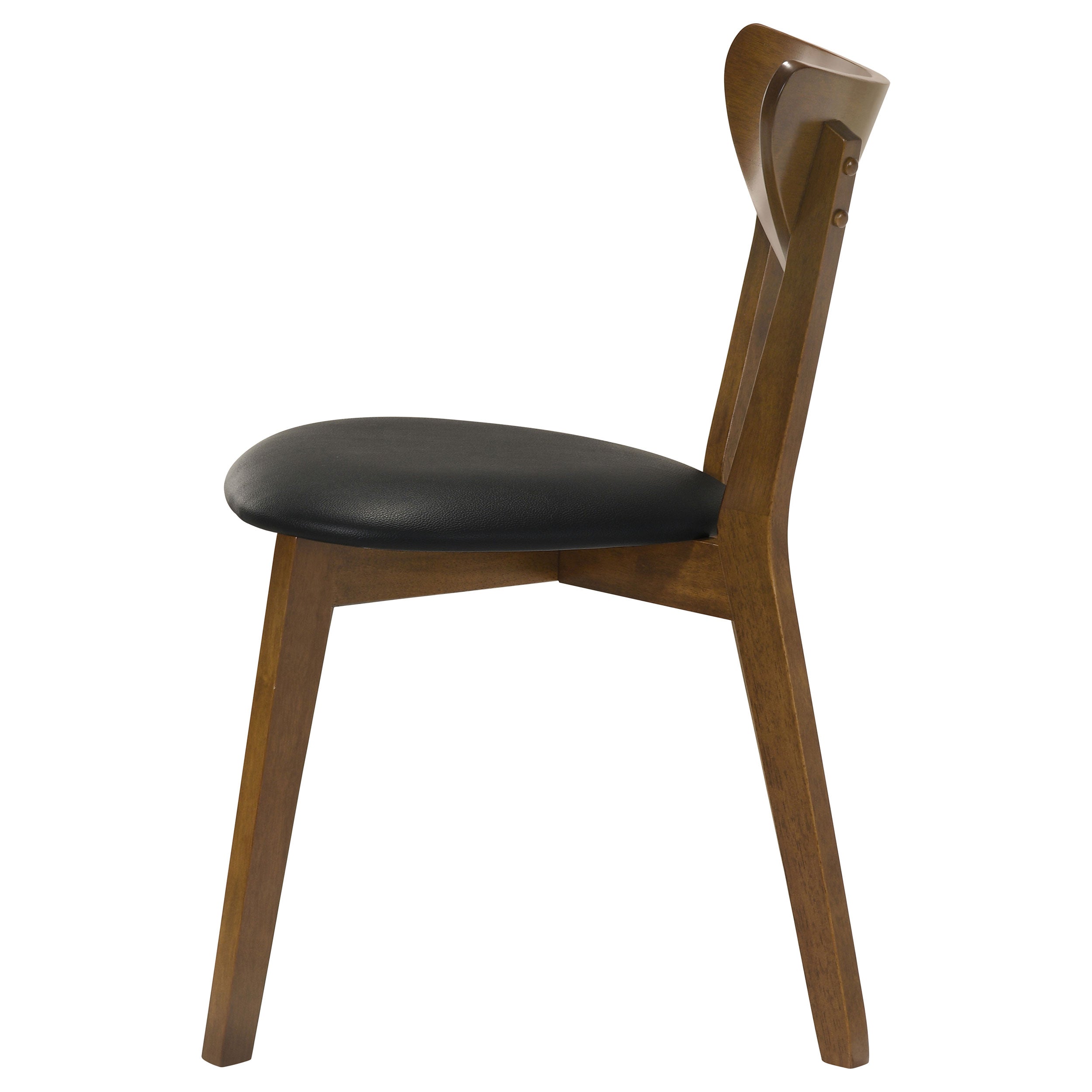 Jedda Wood Dining Side Chair Dark Walnut (Set of 2) — view 6