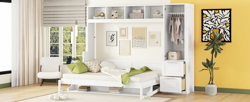 Murphy Wall Bed With Closet And Drawers