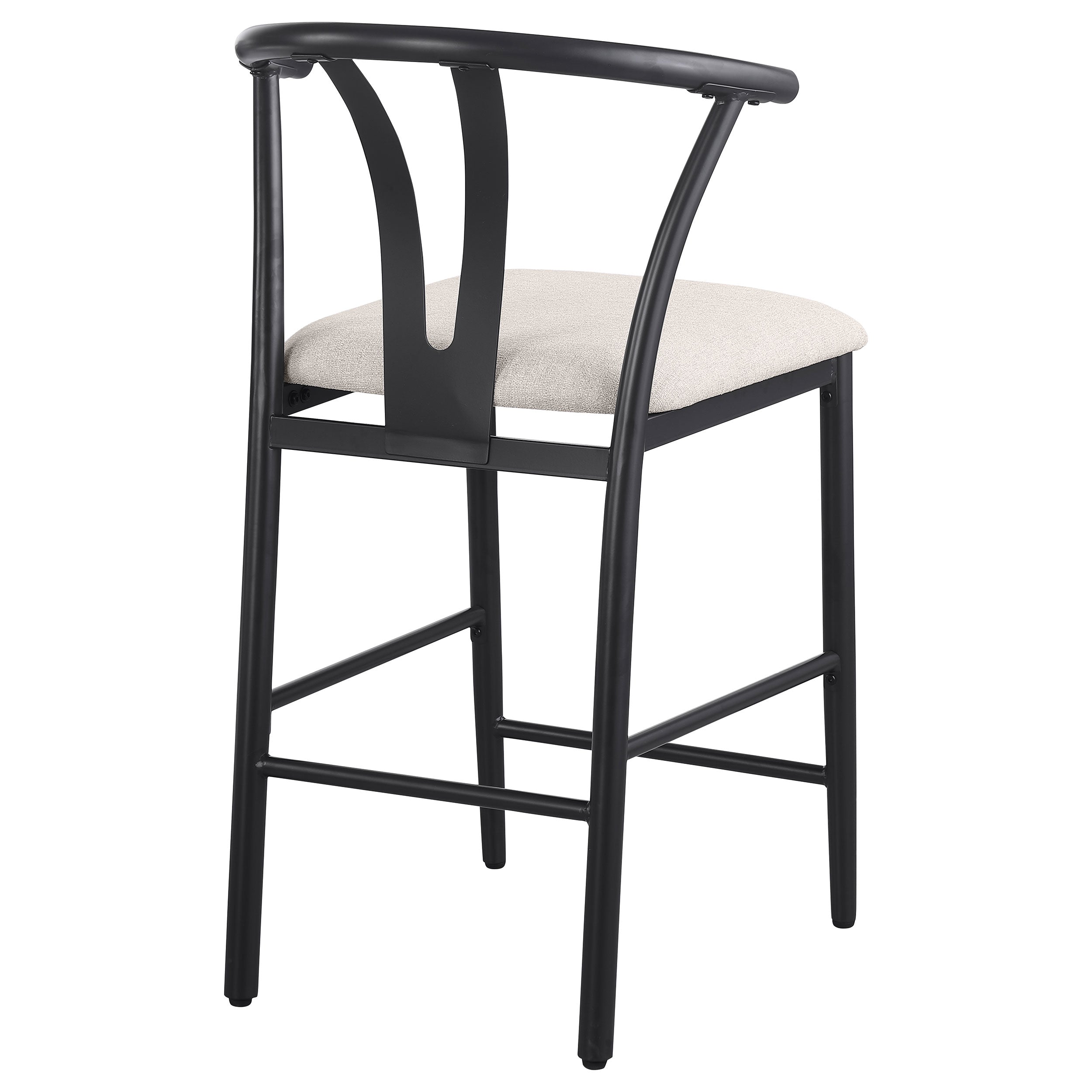 Dolman Counter Height Dining Side Chair Beige (Set of 2) — view 8