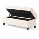 Juliana - Storage Ottoman With Birch Legs