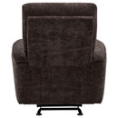 Navarro - Chenille Upholstered Glider Recliner