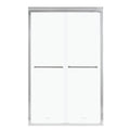 Modern Double Sliding Shower Enclosure, Tempered Glass