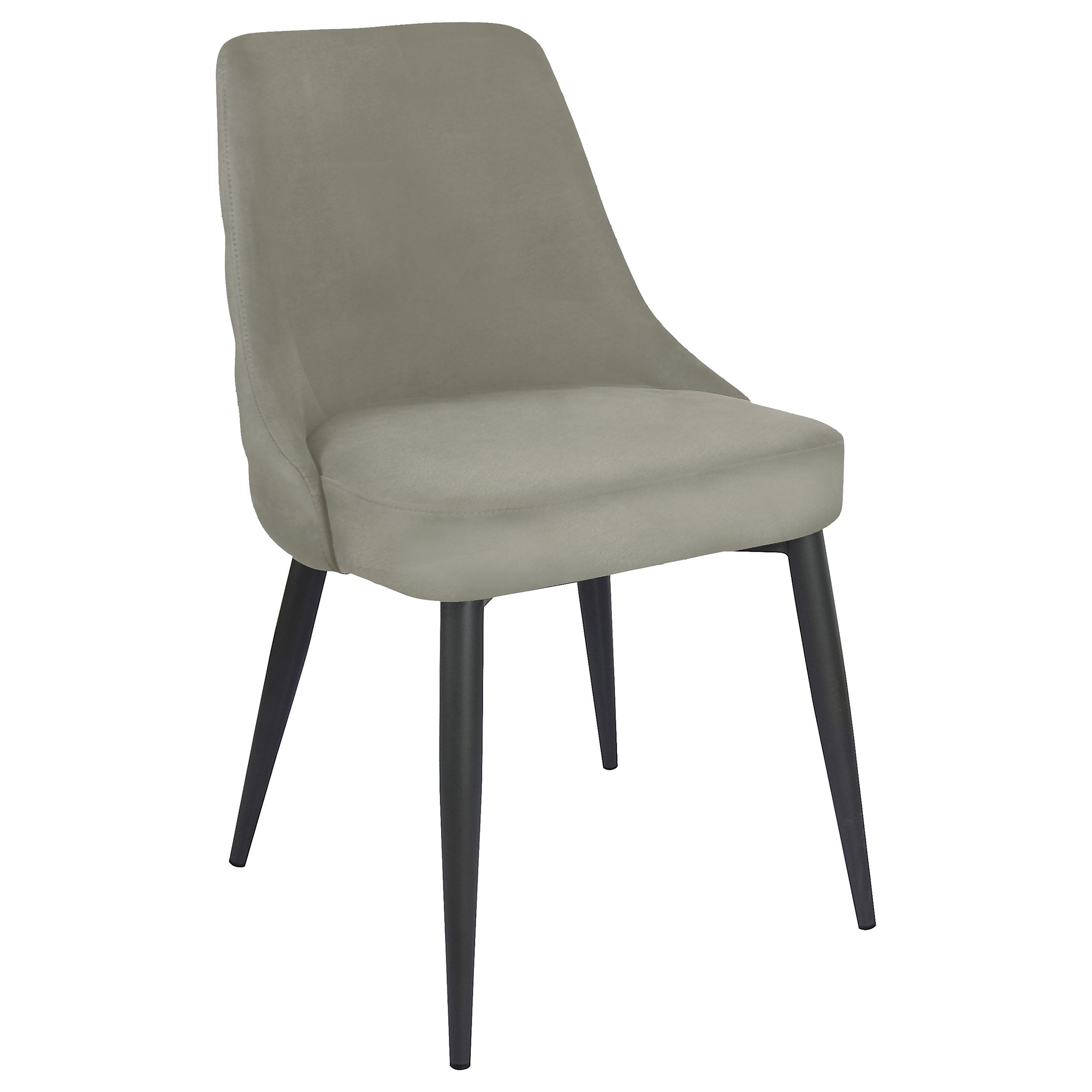 Cosmo Upholstered Dining Side Chair Light Grey (Set of 2) — view 3