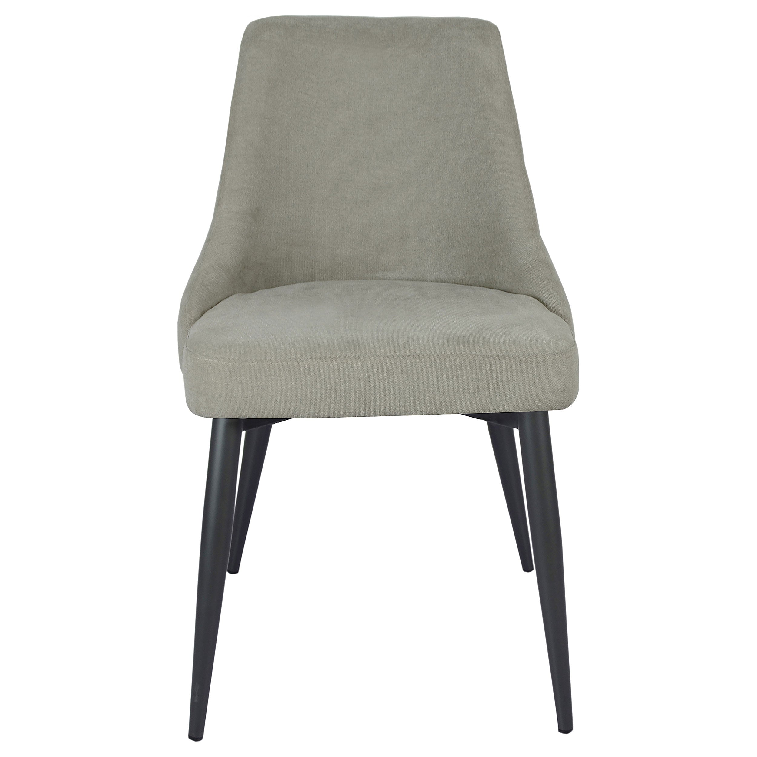 Cosmo Upholstered Dining Side Chair Light Grey (Set of 2) — view 4