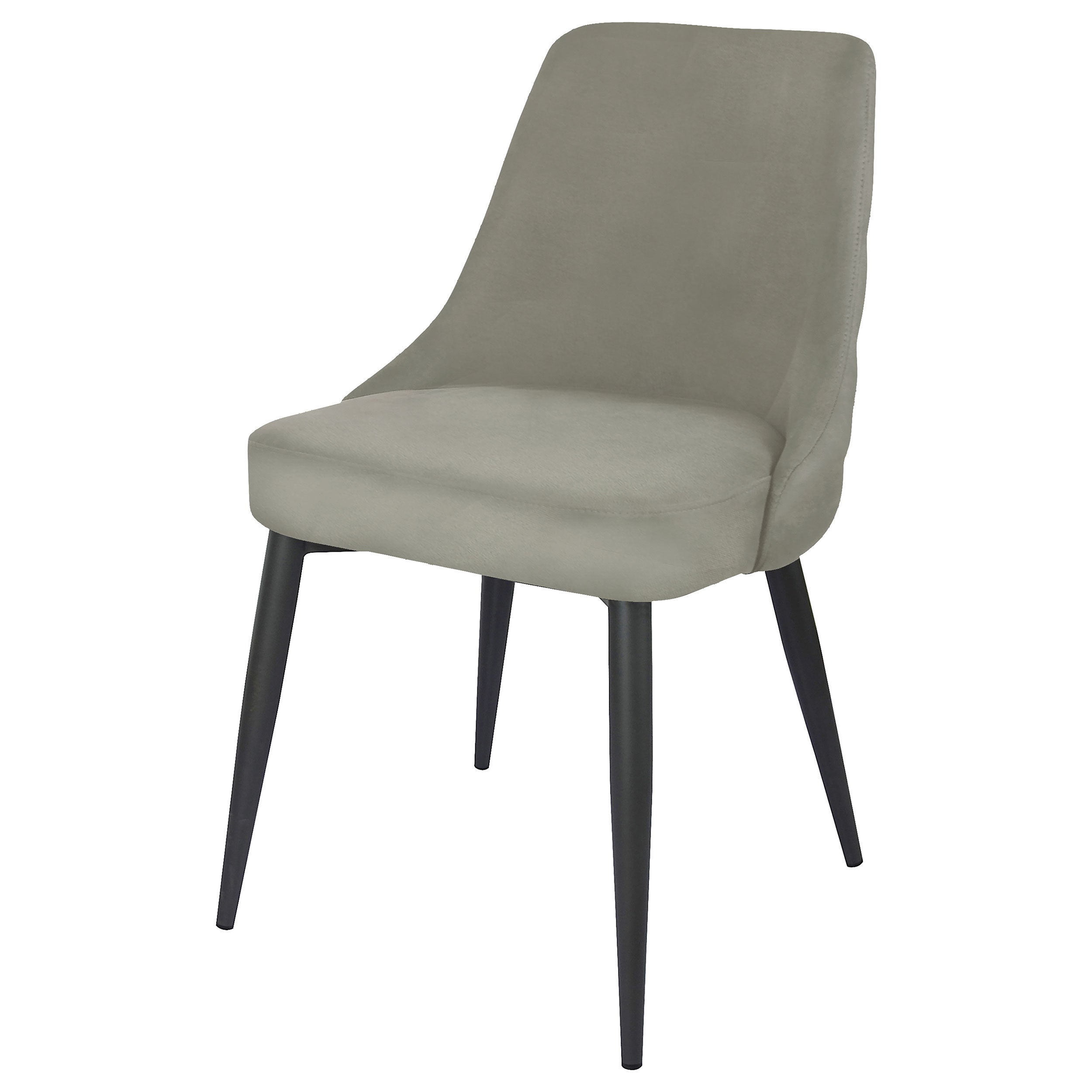Cosmo Upholstered Dining Side Chair Light Grey (Set of 2) — view 5