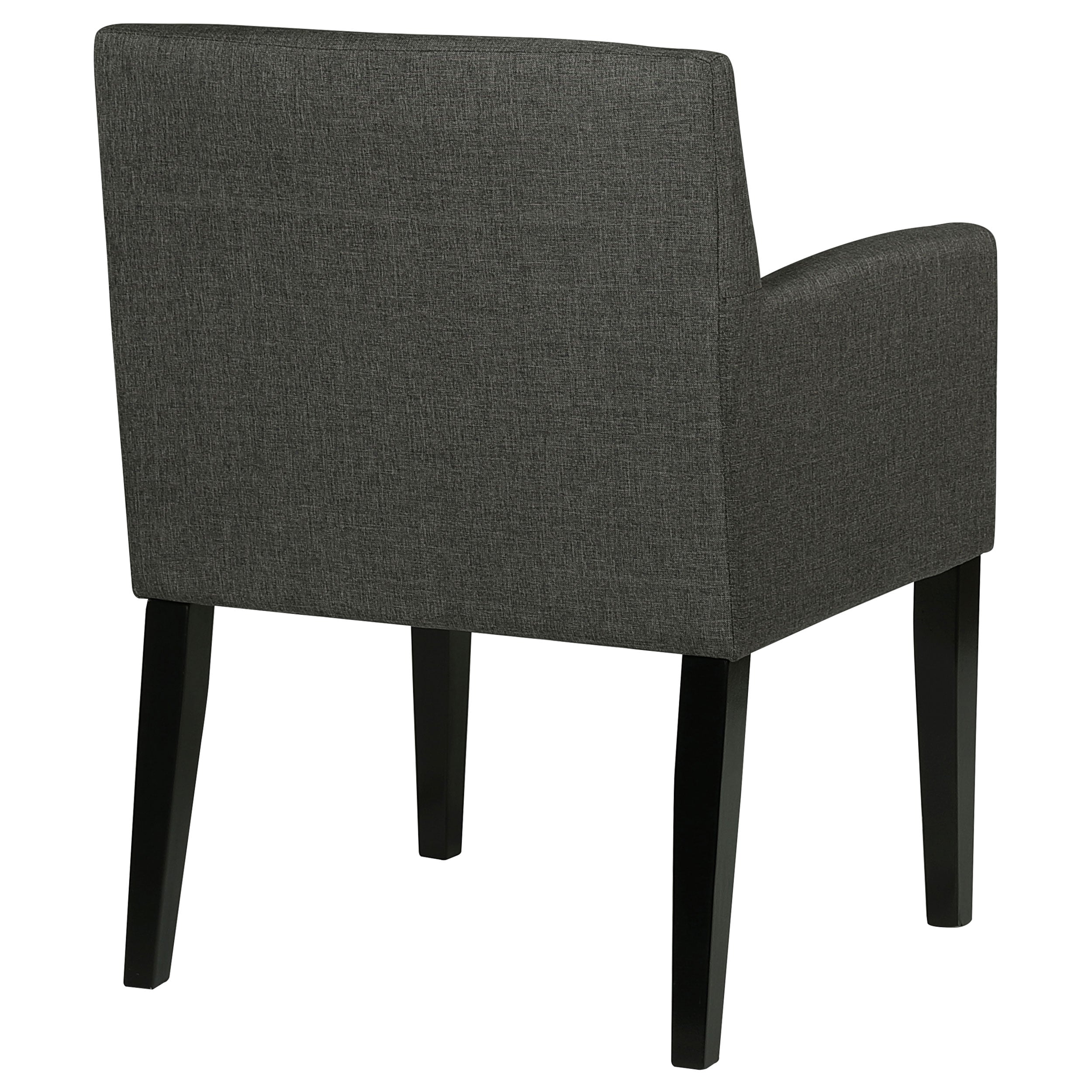 Catherine Upholstered Dining Arm Chair Grey (Set of 2) — view 8