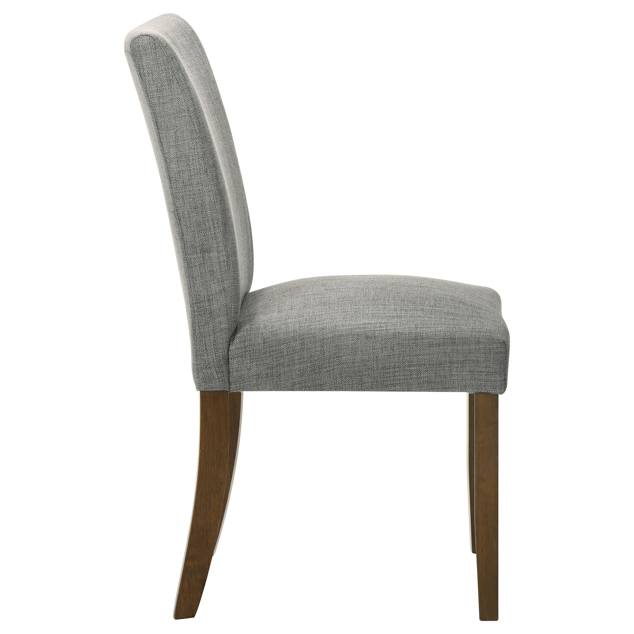 Paxton Upholstered Dining Side Chair Grey (Set of 2) — view 9