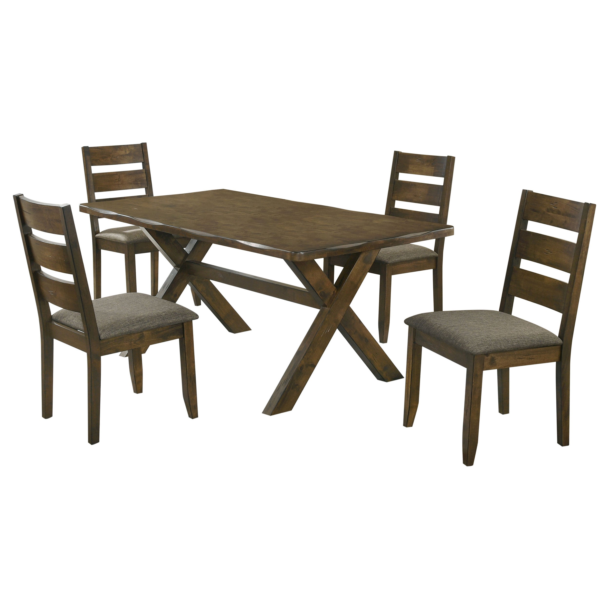 Alston 5-piece Rectangular Dining Table Set Knotty Nutmeg — view 2