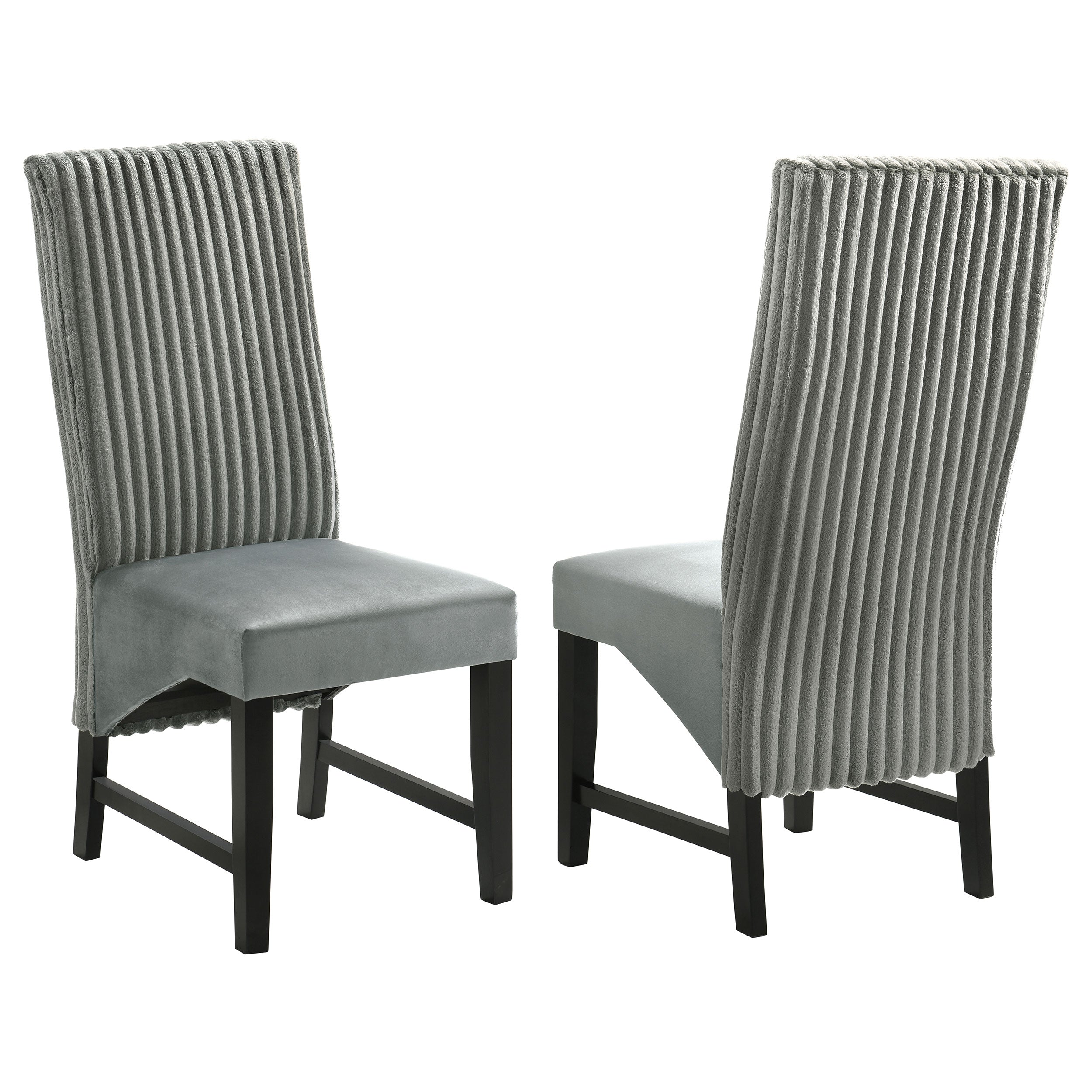 Barrand Upholstered Dining Side Chair Grey (Set of 2) — view 1