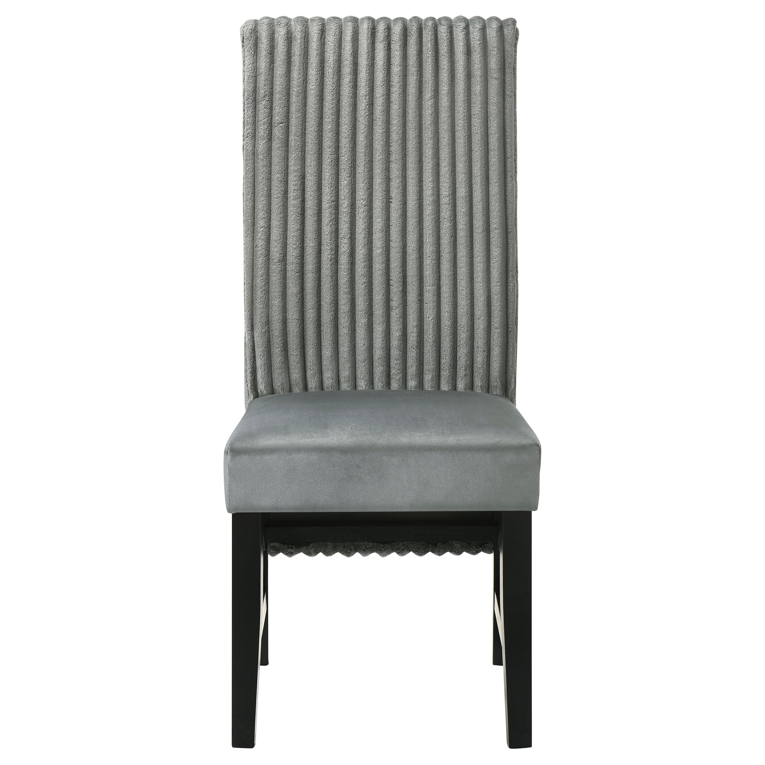 Barrand Upholstered Dining Side Chair Grey (Set of 2) — view 4