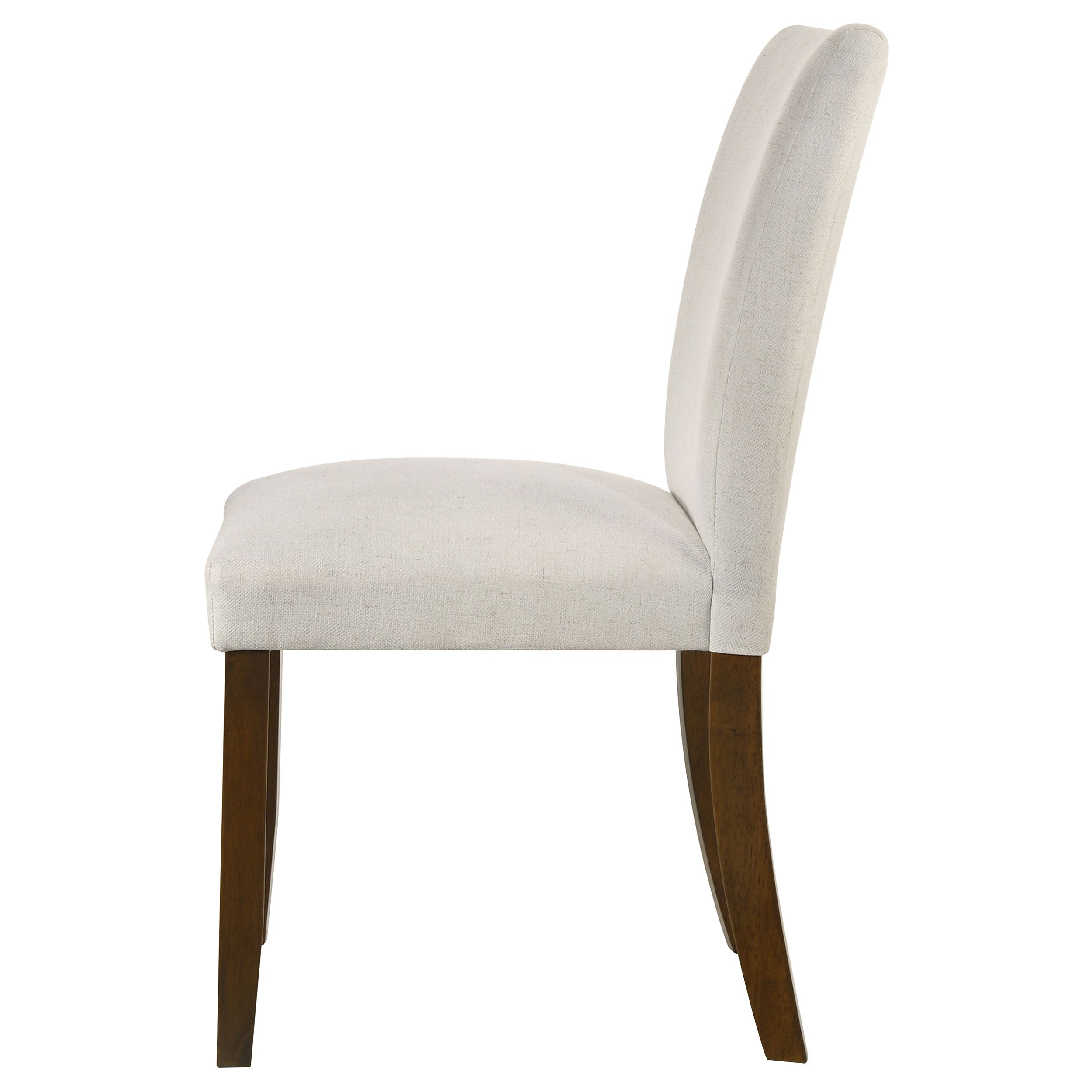Paxton Upholstered Dining Side Chair Beige (Set of 2) — view 6